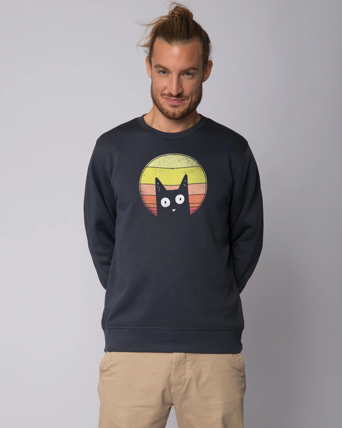 Watapparel Sweatshirt Sunset Cat – Ansicht 2