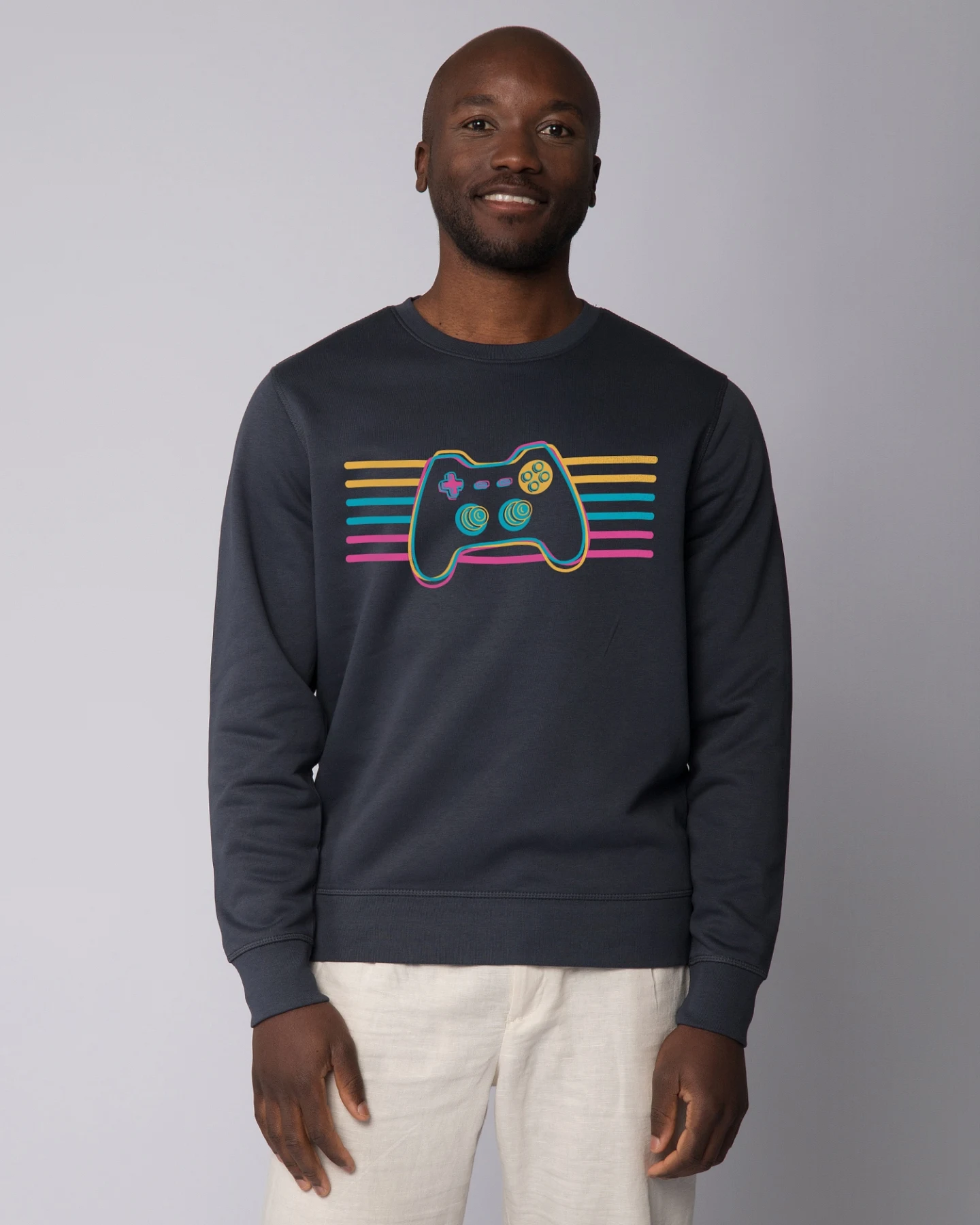 Watapparel Sweatshirt Retro Joystick – Ansicht 2