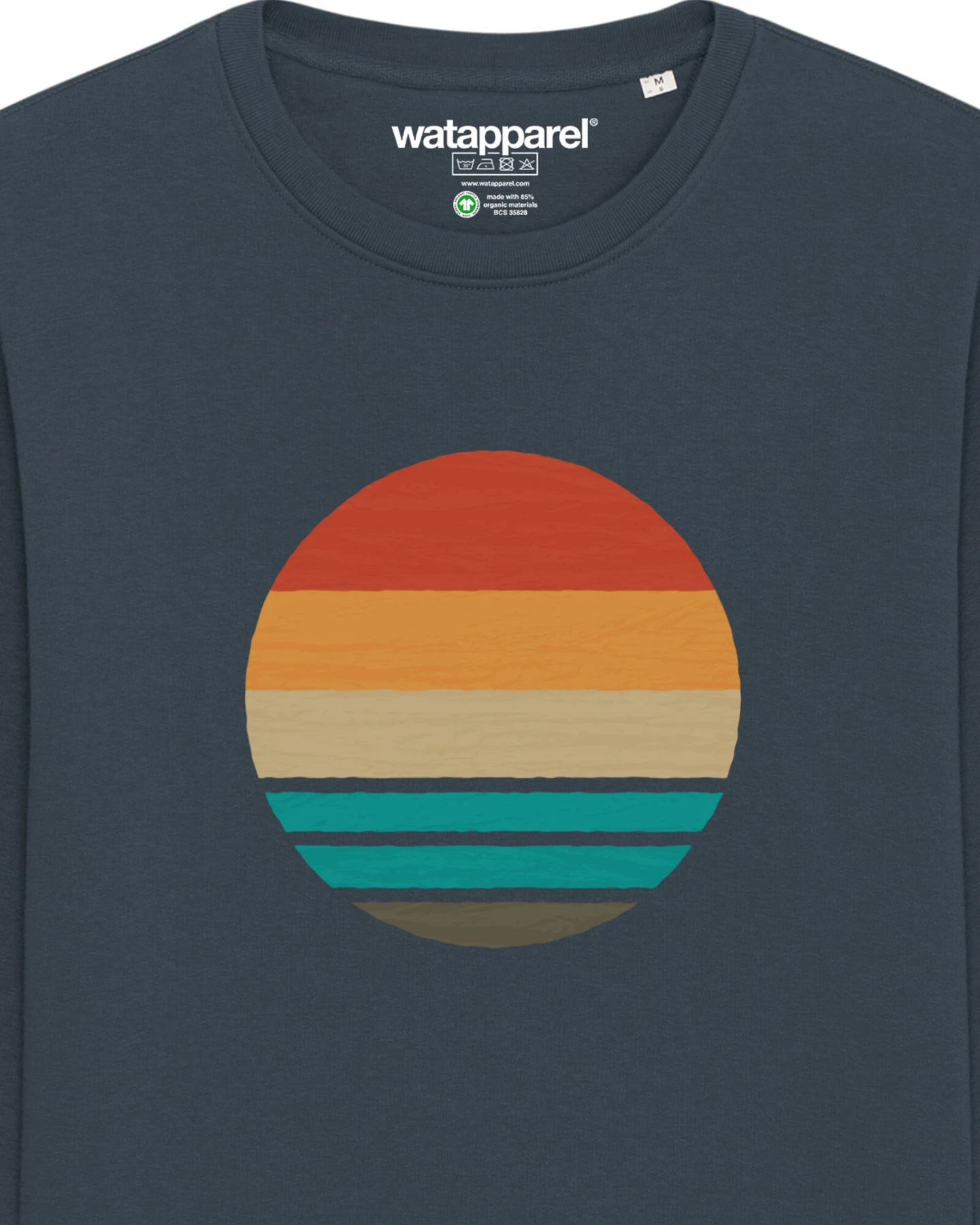 Watapparel Sweatshirt Retro Sunset Ocean – Ansicht 3