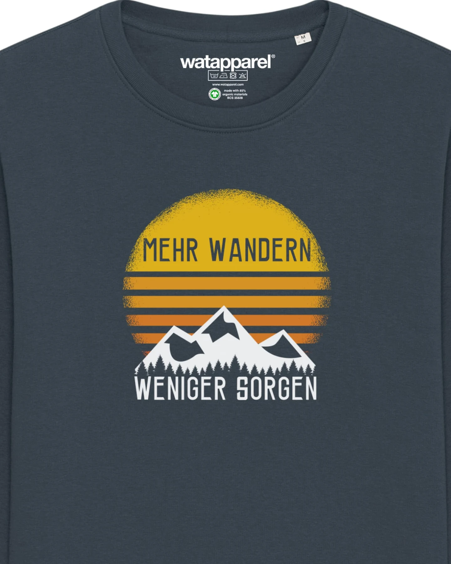 Watapparel Sweatshirt Mehr Wandern – Ansicht 3