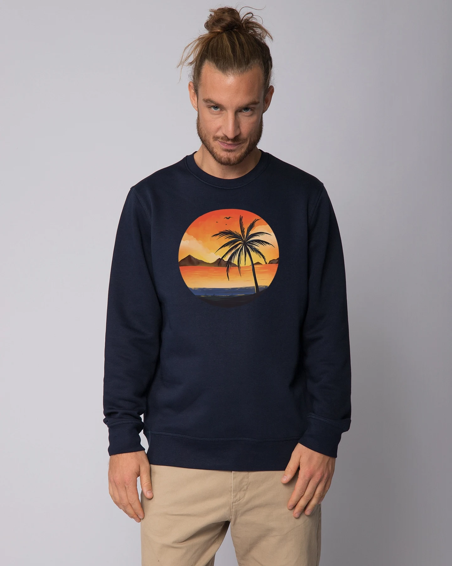 Watapparel Sweatshirt Sunset on palm beach – Ansicht 2