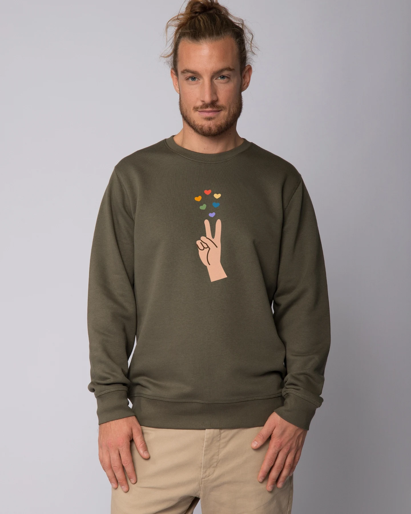 Watapparel Sweatshirt Spread love – Ansicht 2