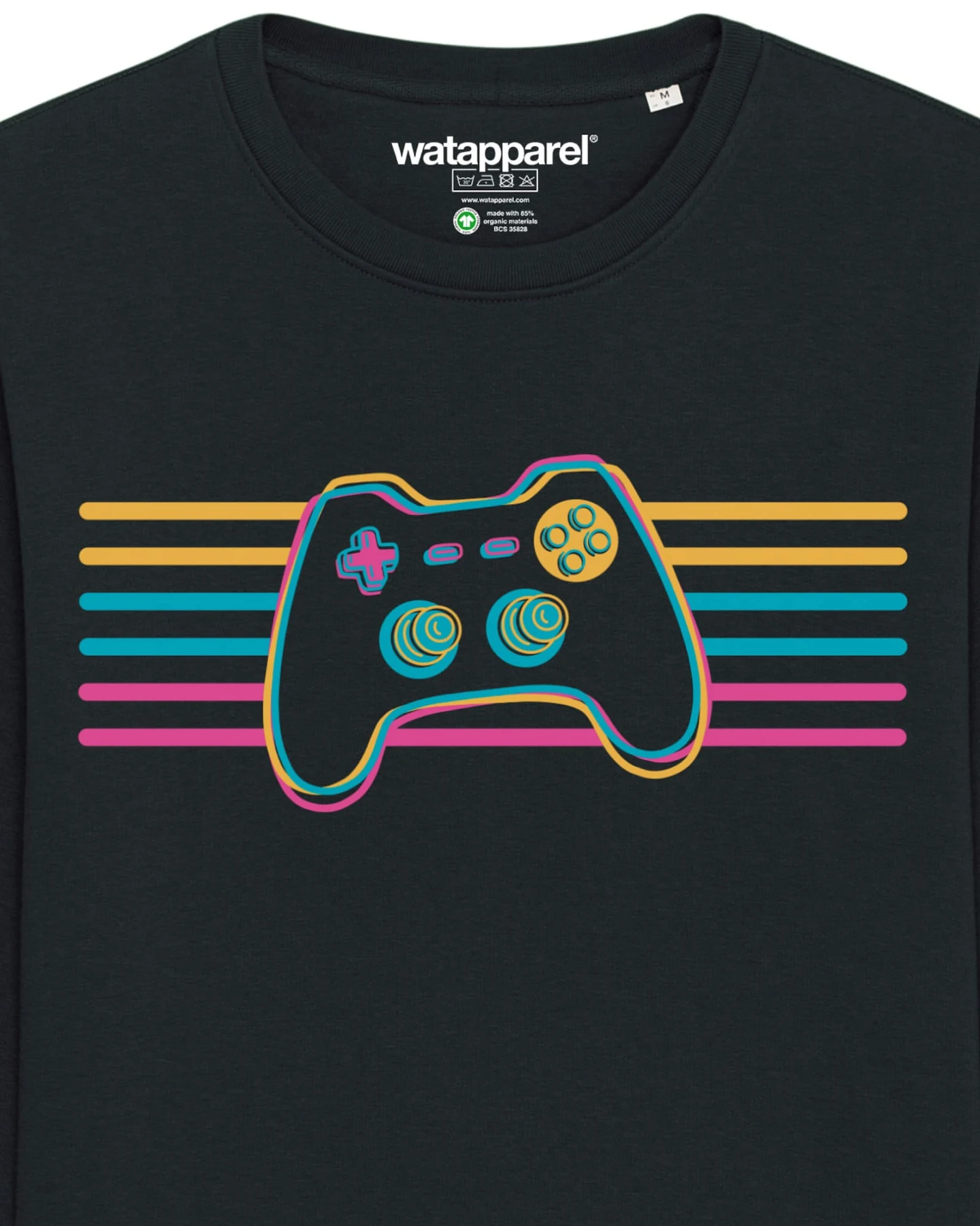 Watapparel Sweatshirt Retro Joystick – Ansicht 3