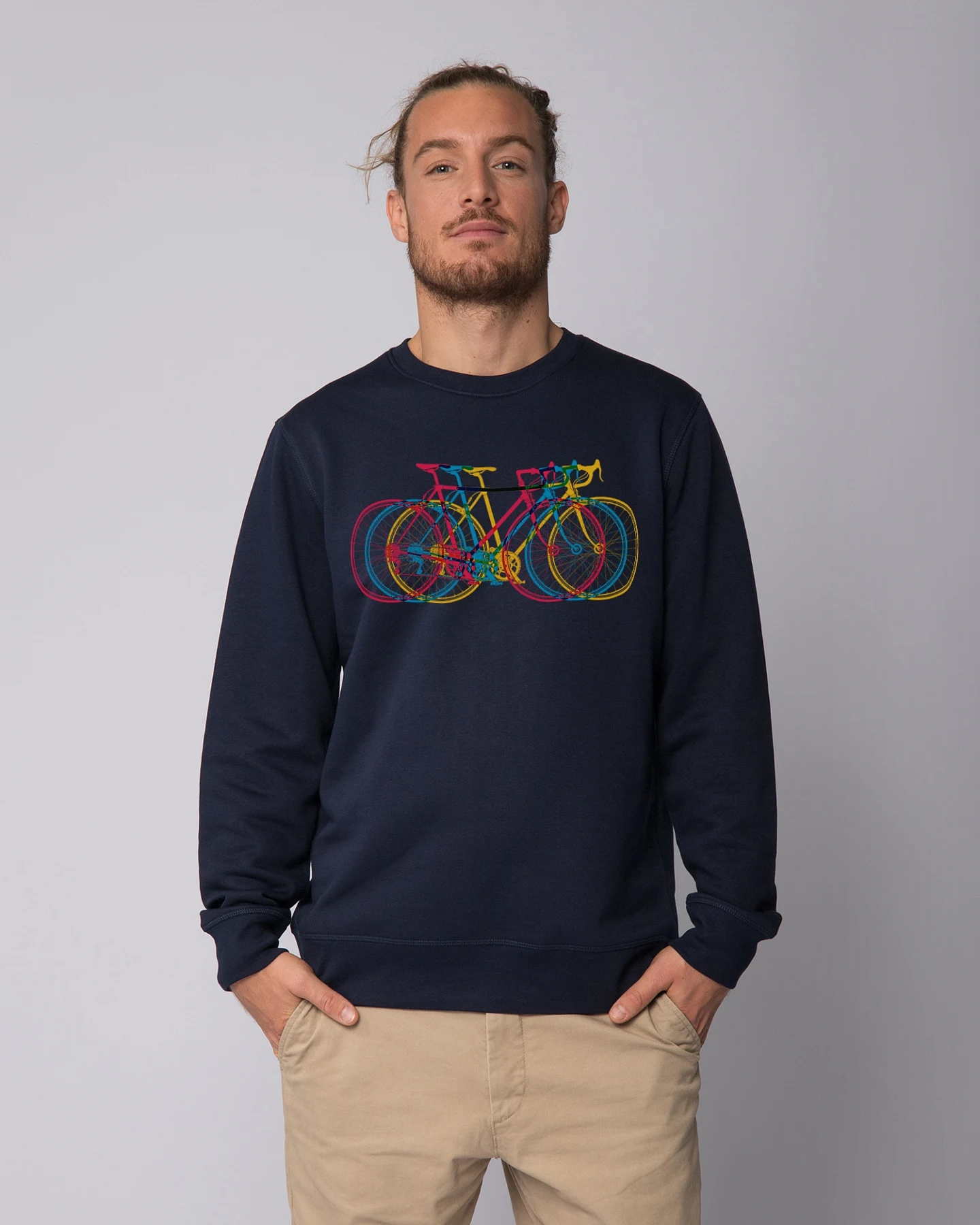 Watapparel Sweatshirt Fahrräder – Ansicht 2