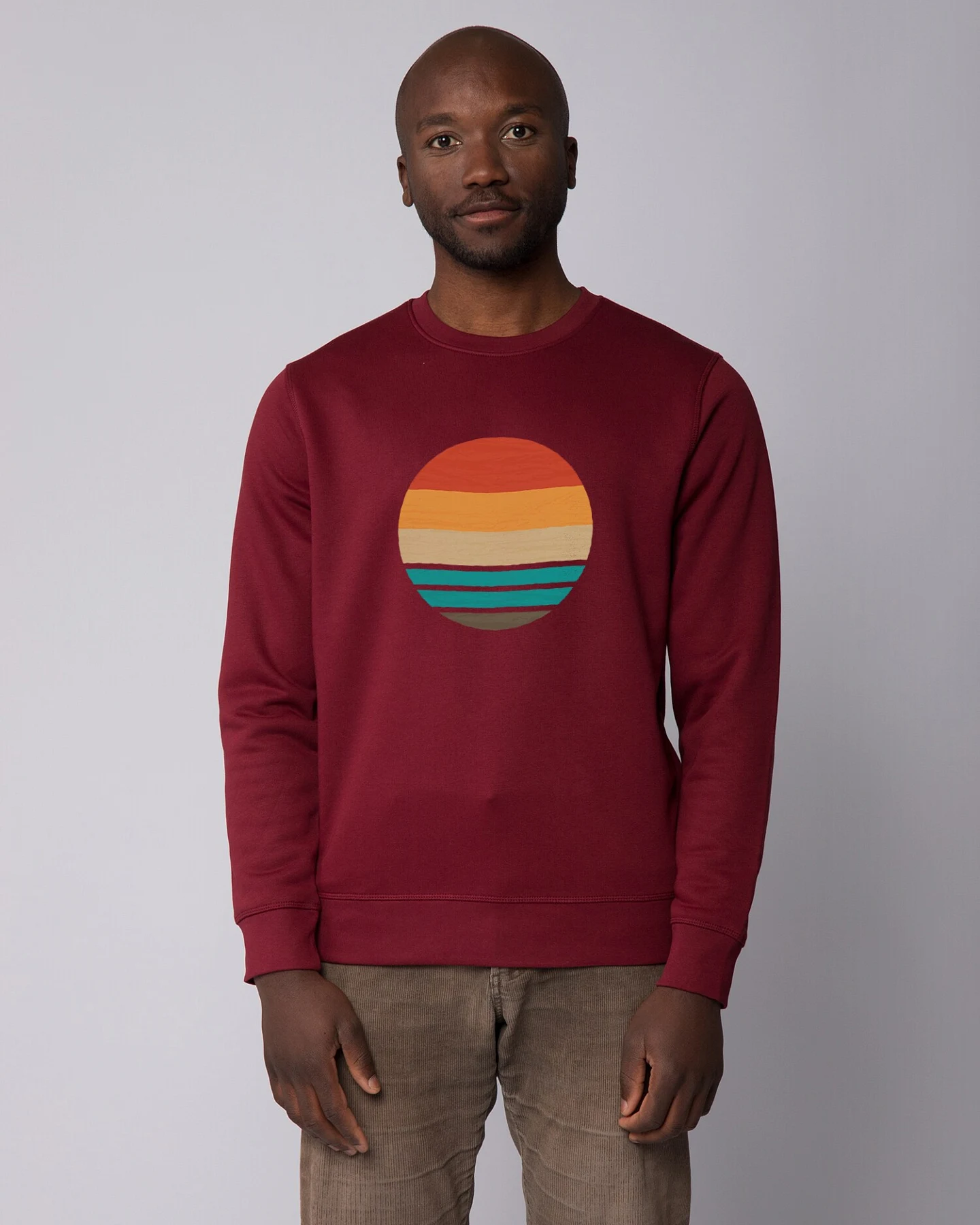 Watapparel Sweatshirt Retro Sunset Ocean – Ansicht 2