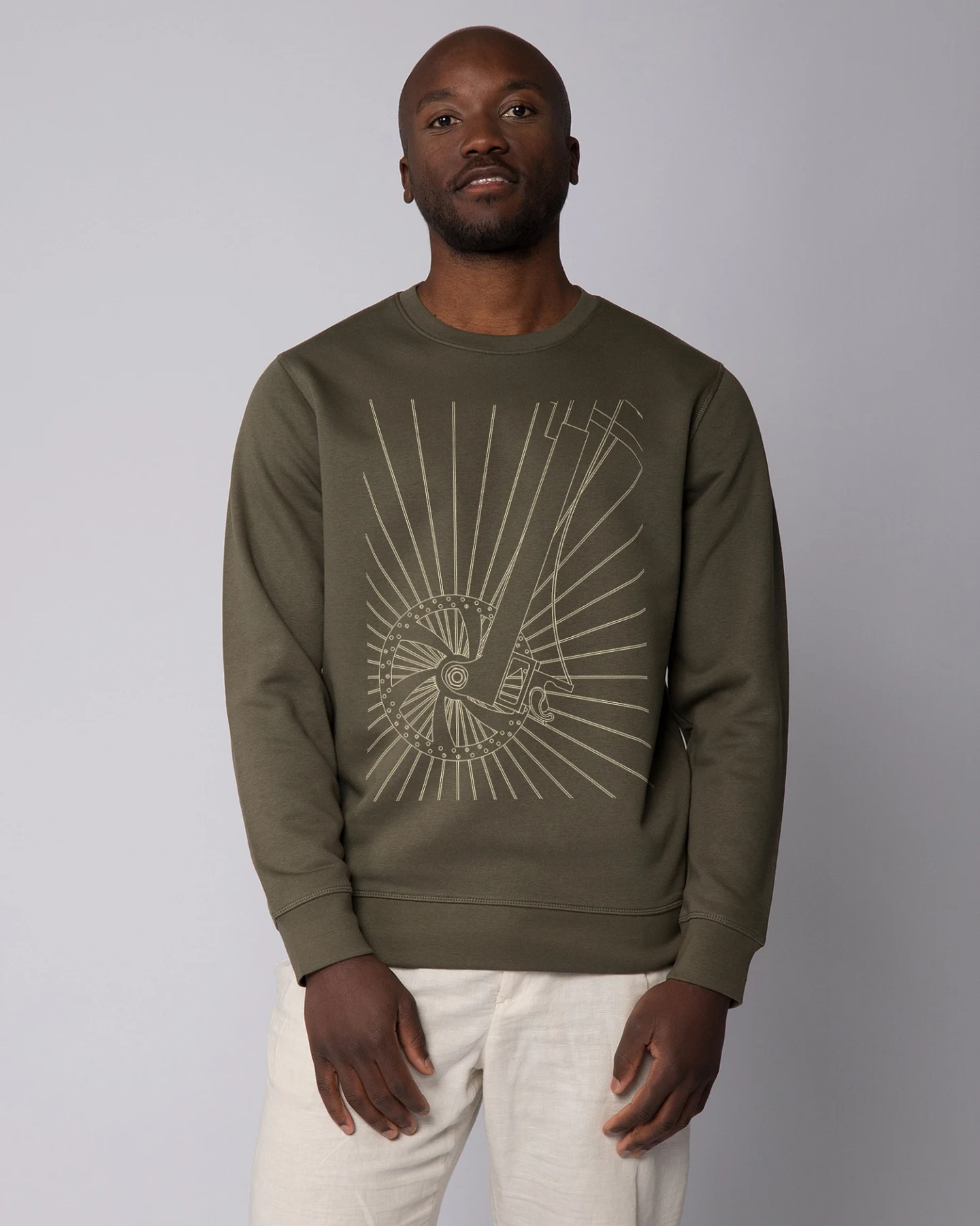Watapparel Sweatshirt Fahrradspeichen – Ansicht 2