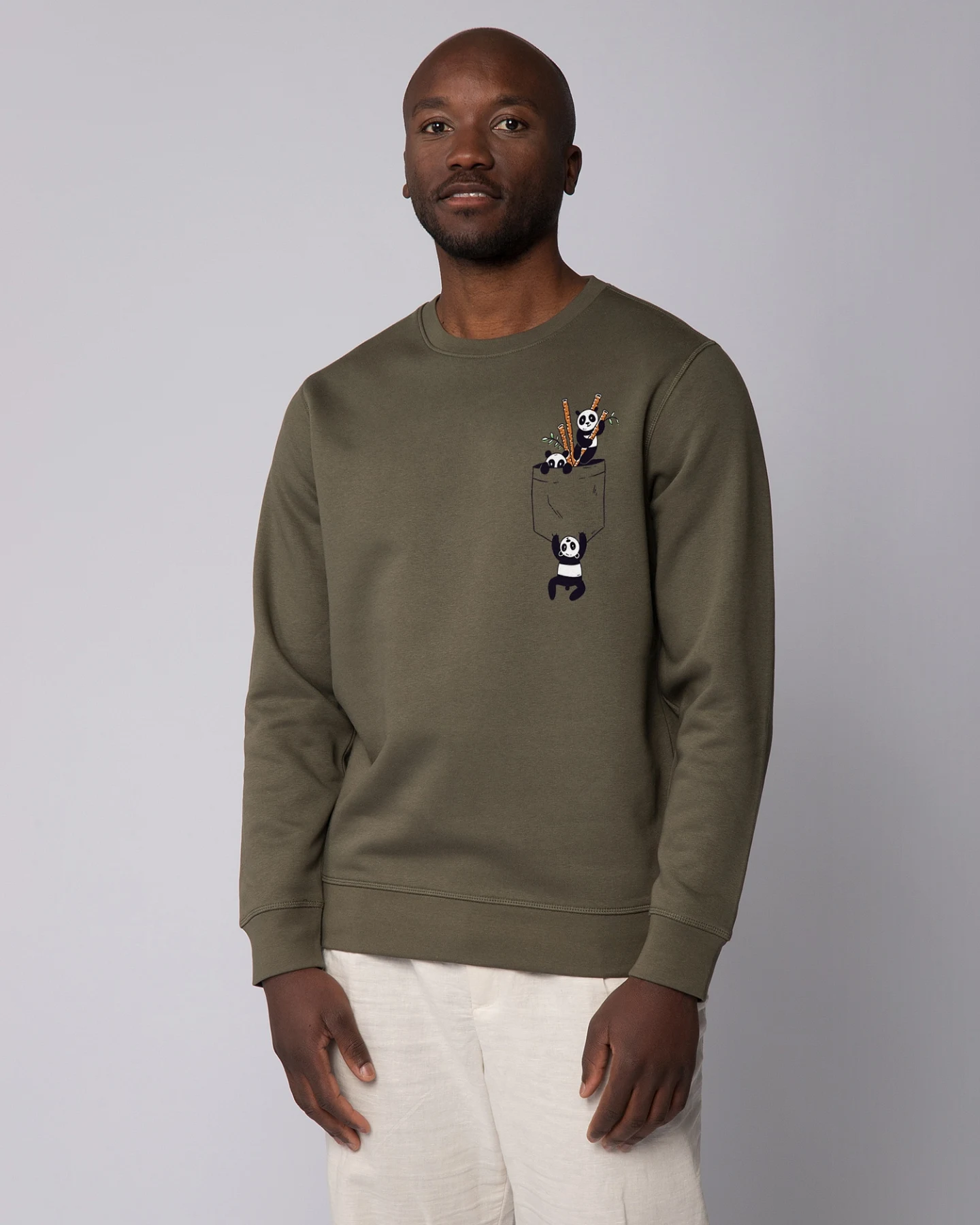 Watapparel Sweatshirt Pocket Pandas – Ansicht 2