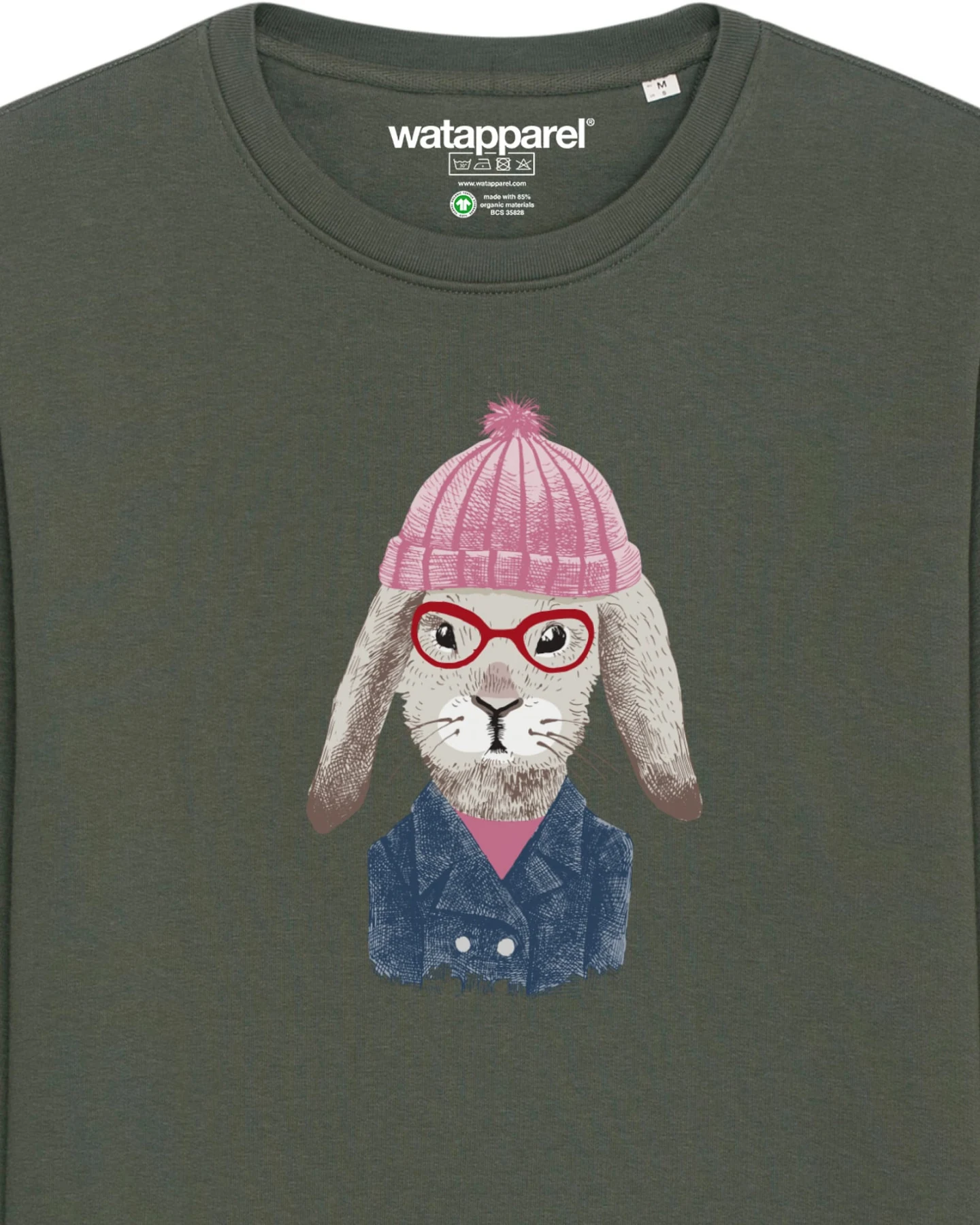 Watapparel Sweatshirt Hase – Ansicht 3