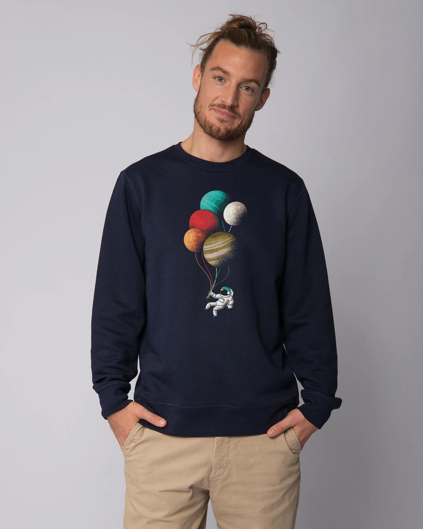 Watapparel Sweatshirt Balloon Spaceman – Ansicht 2