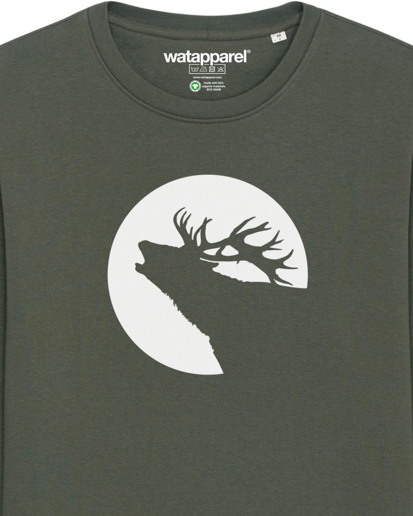 Watapparel Sweatshirt Röhrender Hirsch – Ansicht 3