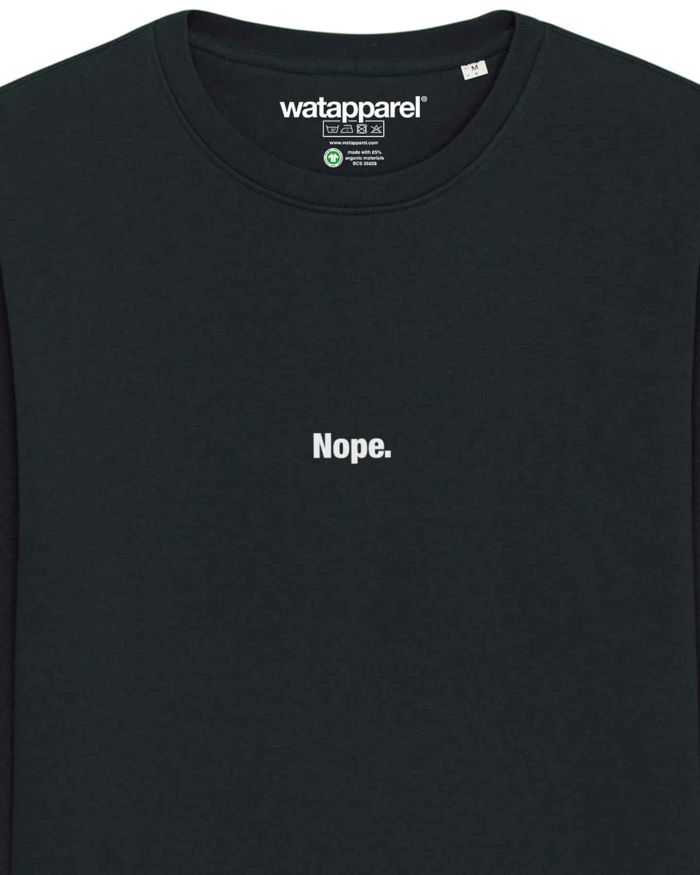 Watapparel Sweatshirt Nope – Ansicht 3