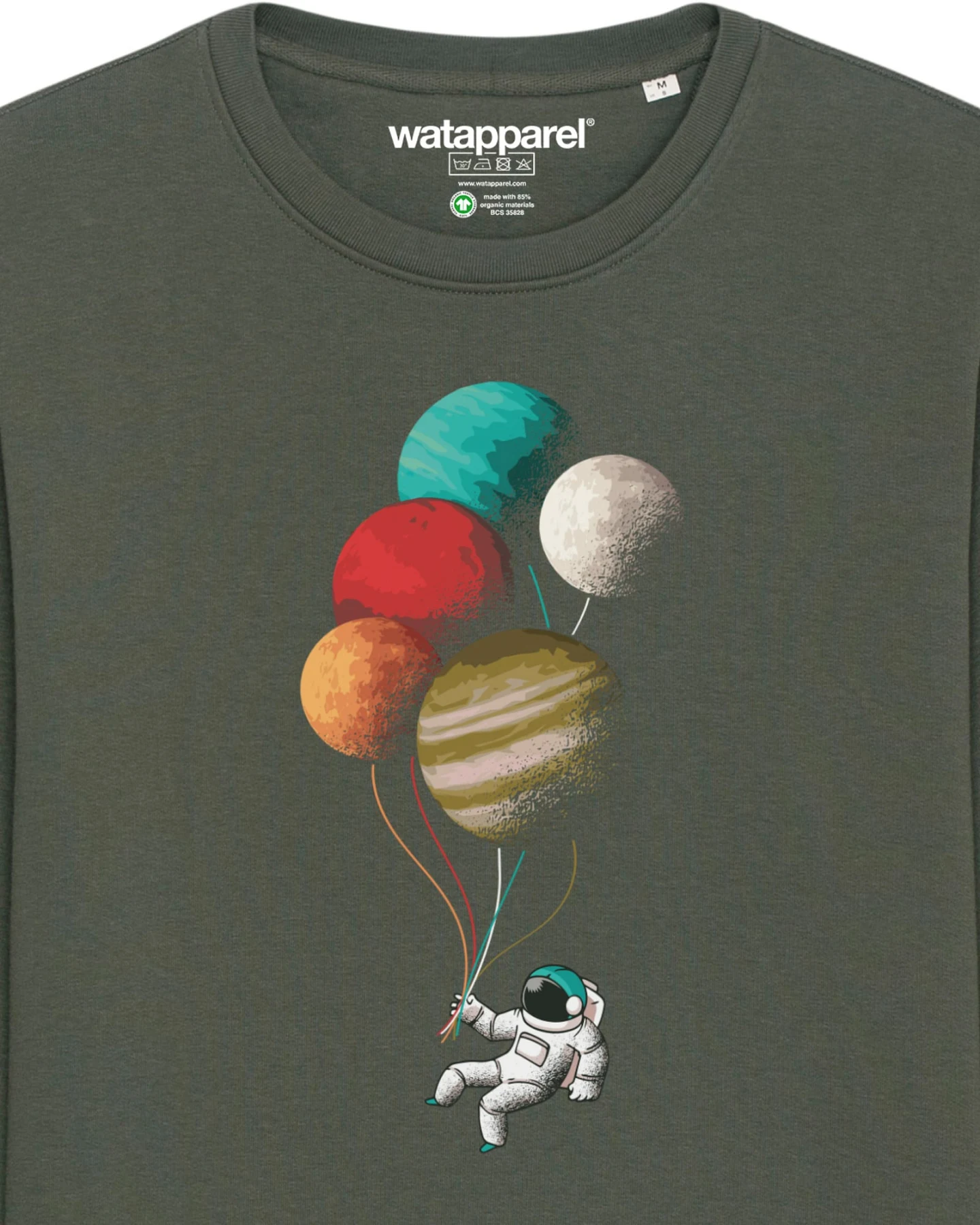 Watapparel Sweatshirt Balloon Spaceman – Ansicht 3