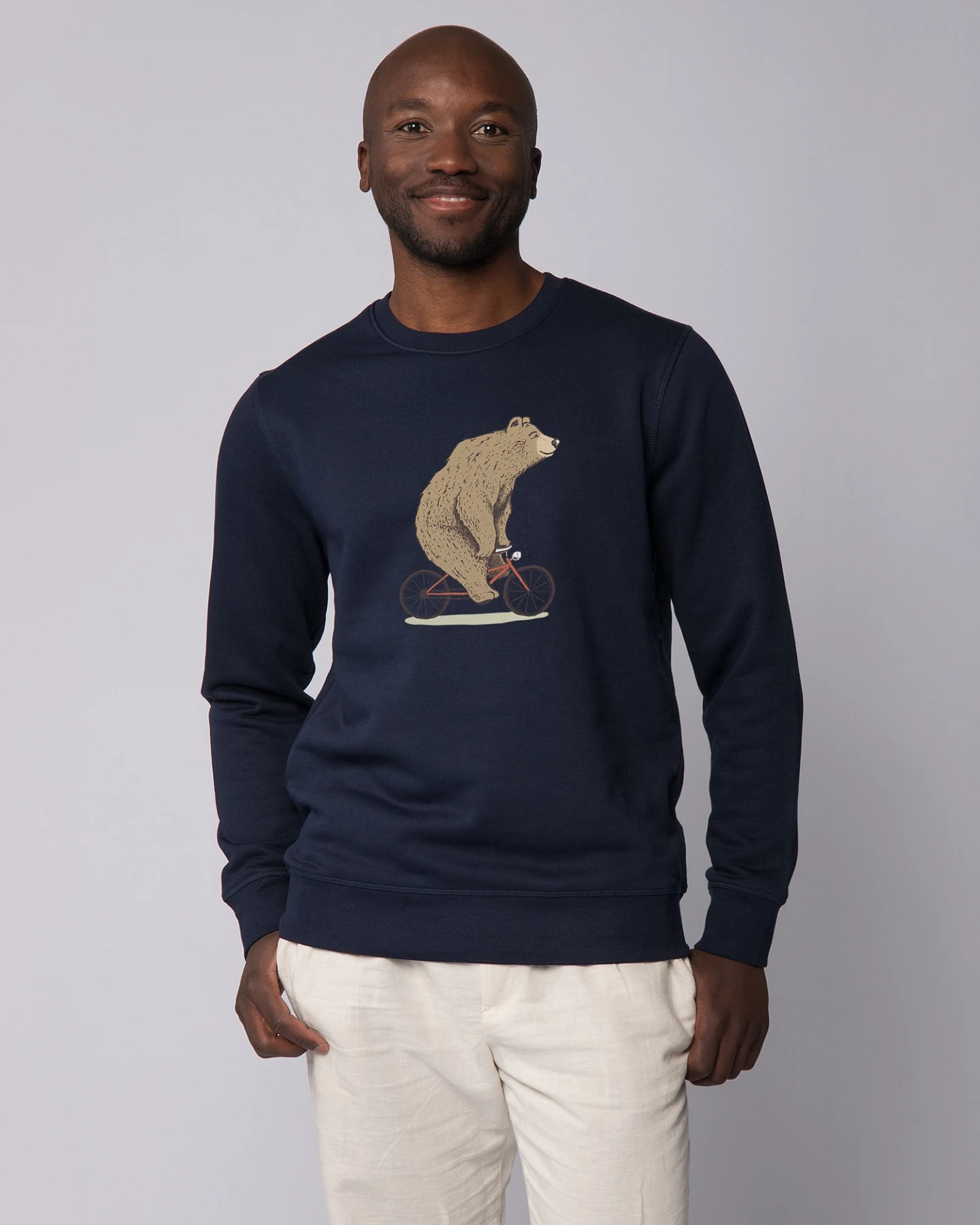 Watapparel Sweatshirt Fahrradbär – Ansicht 2