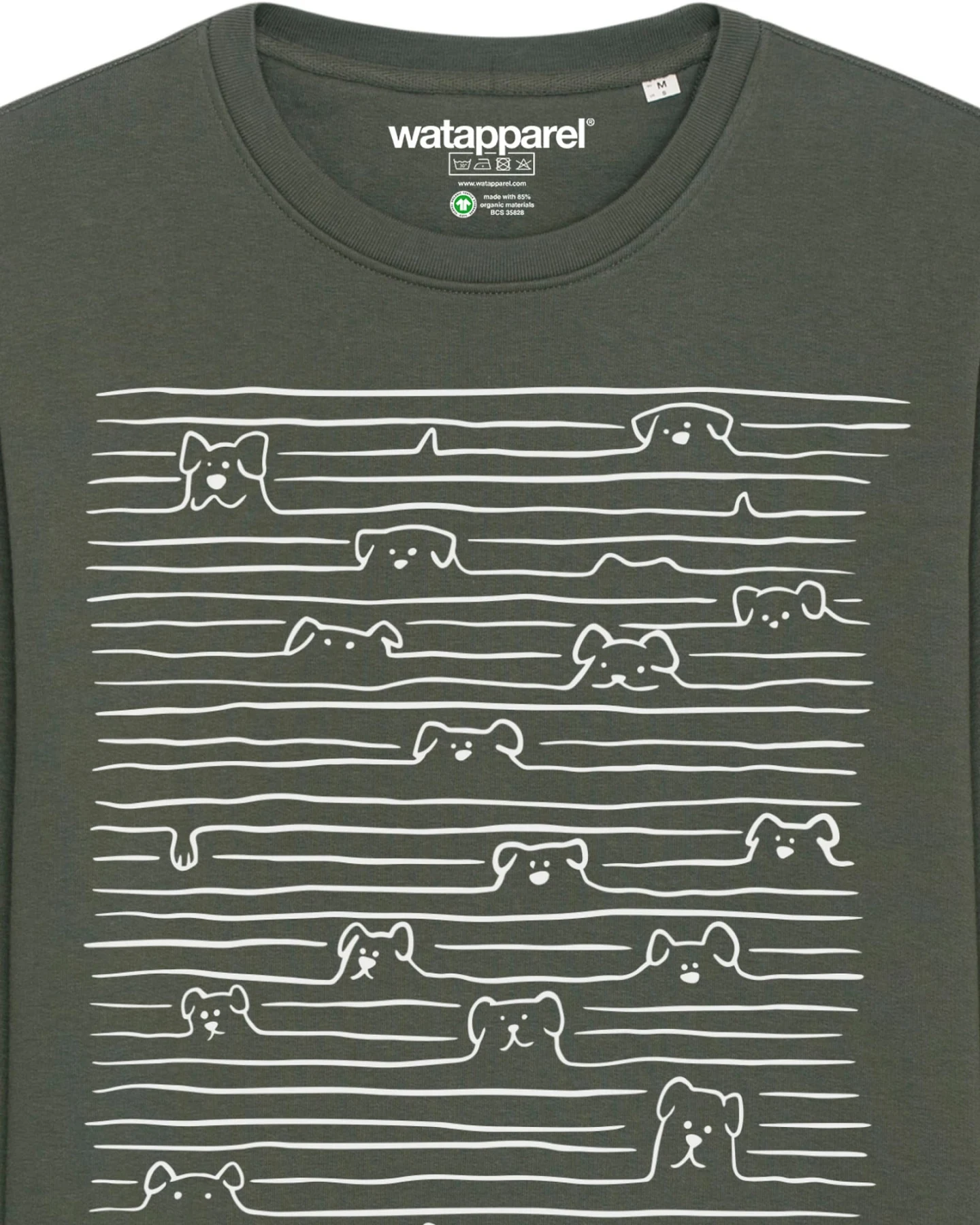 Watapparel Sweatshirt Doodle Dogs – Ansicht 3
