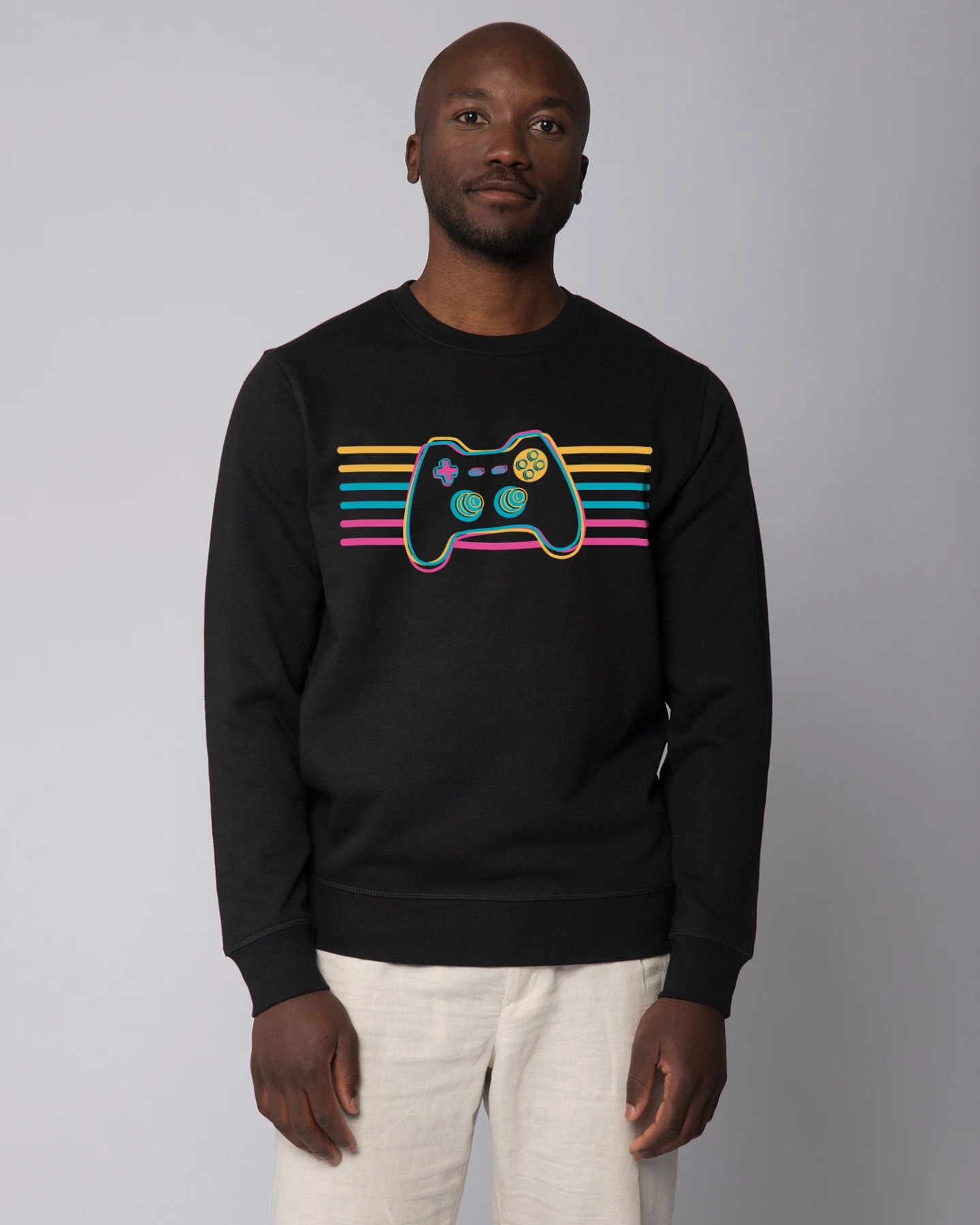Watapparel Sweatshirt Retro Joystick – Ansicht 2