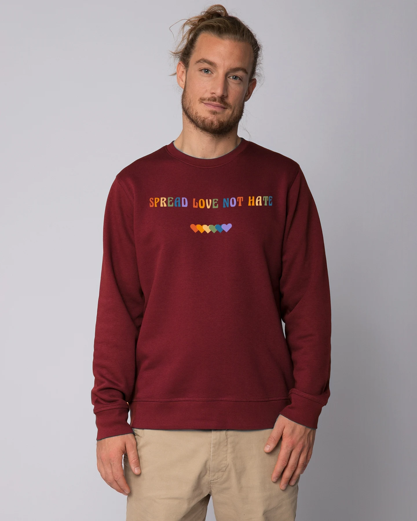 Watapparel Sweatshirt Spread Love not Hate – Ansicht 2