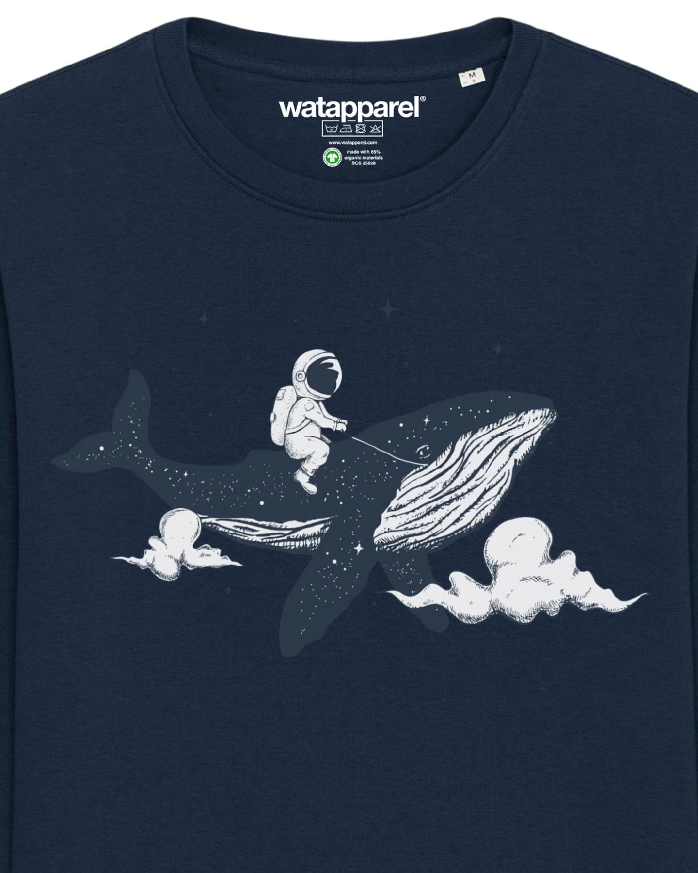 Watapparel Sweatshirt Spacewhale – Ansicht 3