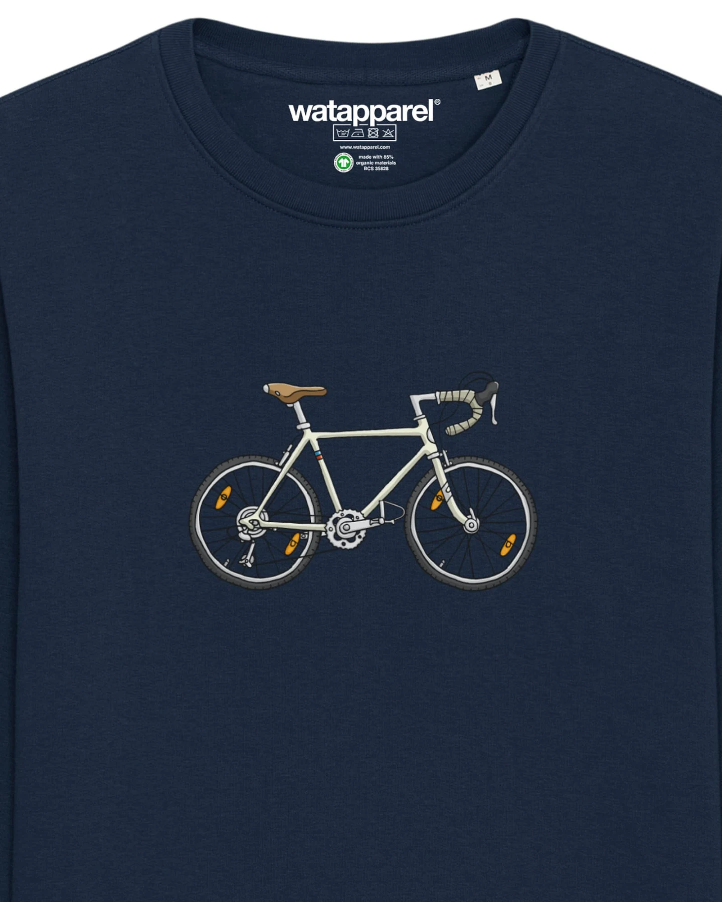 Watapparel Sweatshirt Doodle Bike – Ansicht 3