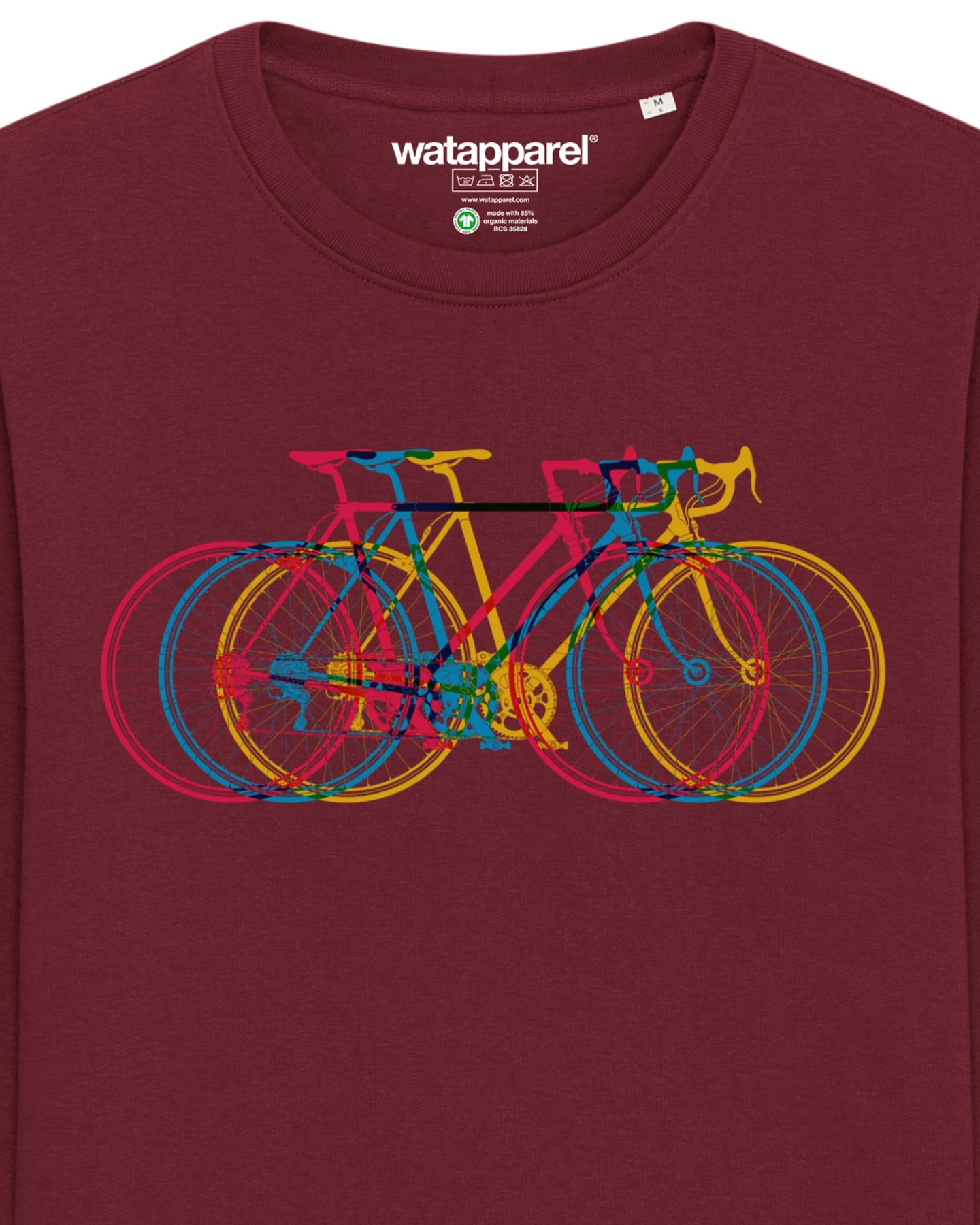 Watapparel Sweatshirt Fahrräder – Ansicht 3