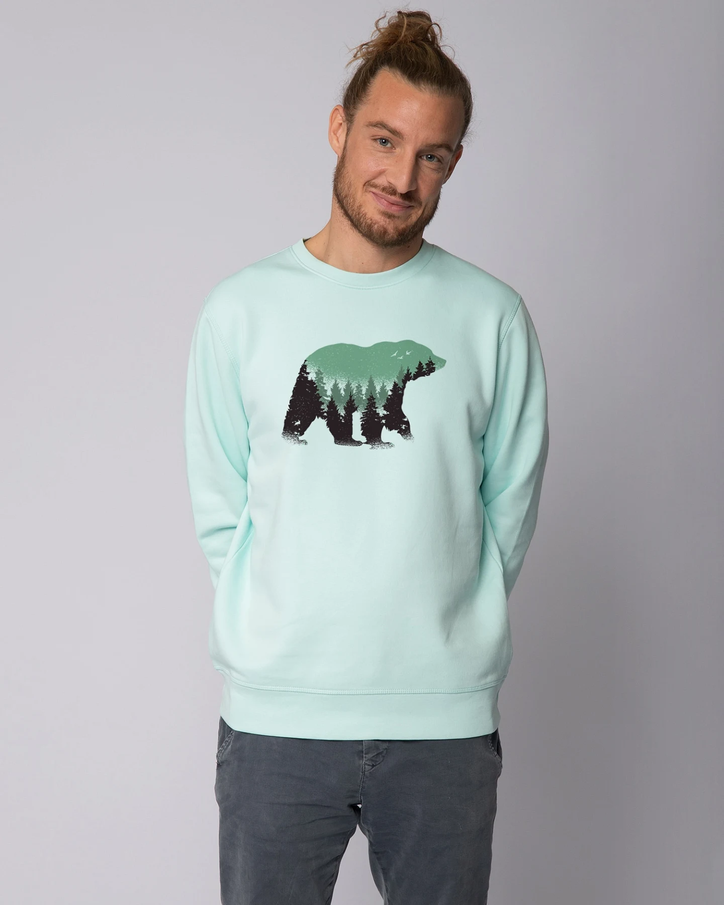 Watapparel Sweatshirt Waldbär – Ansicht 2