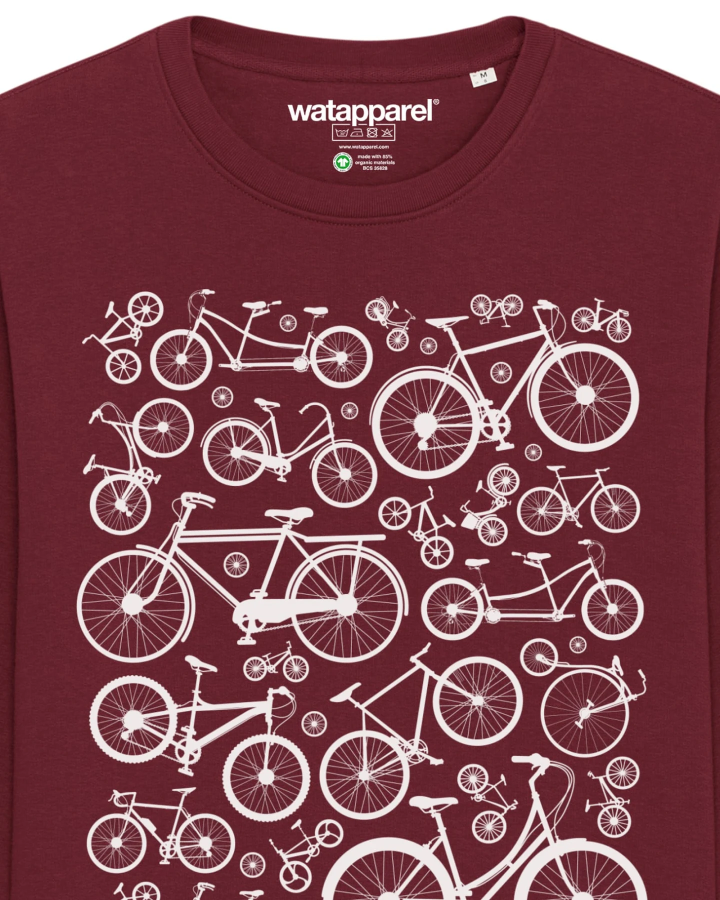 Watapparel Sweatshirt Fahrräder – Ansicht 3