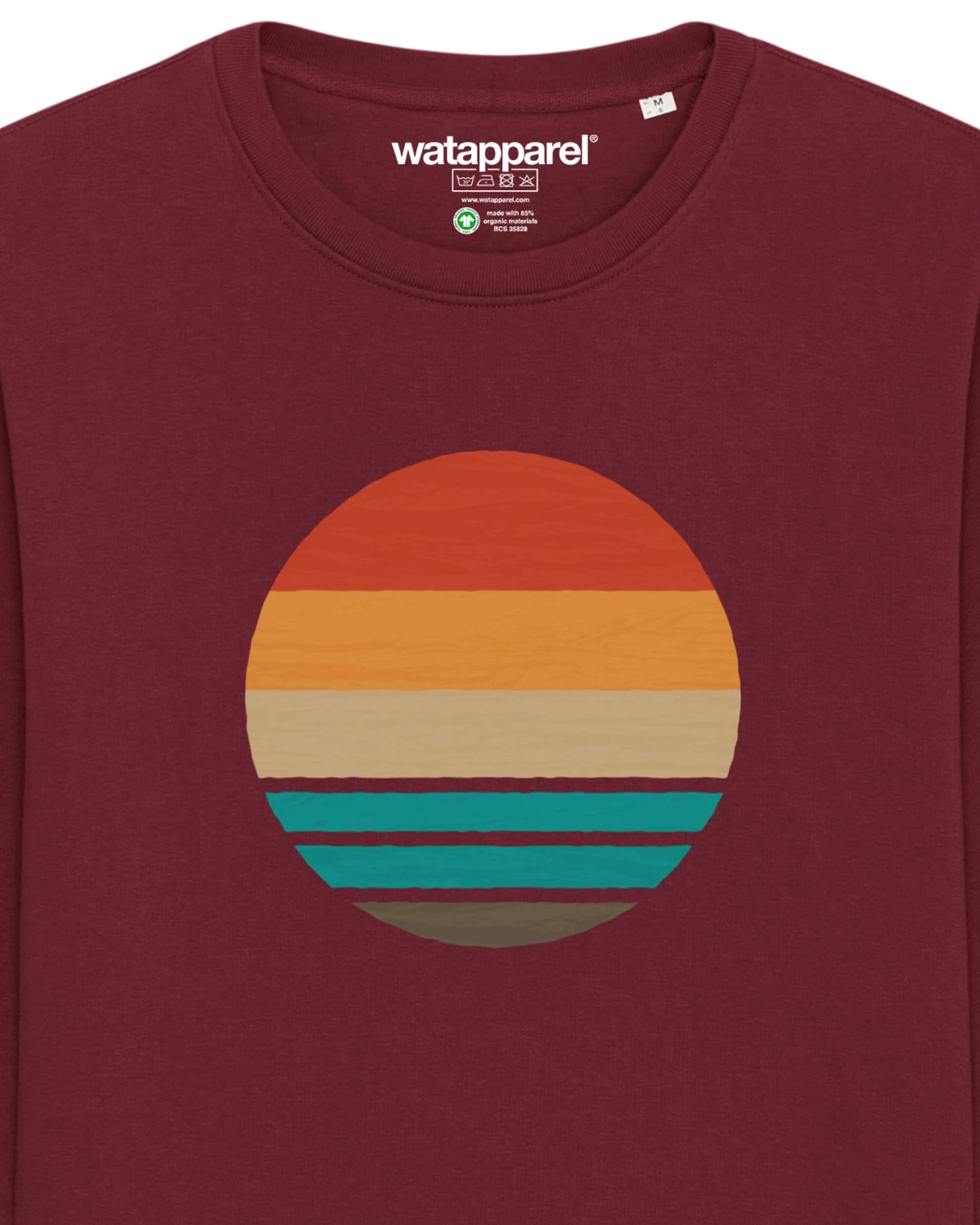 Watapparel Sweatshirt Retro Sunset Ocean – Ansicht 3