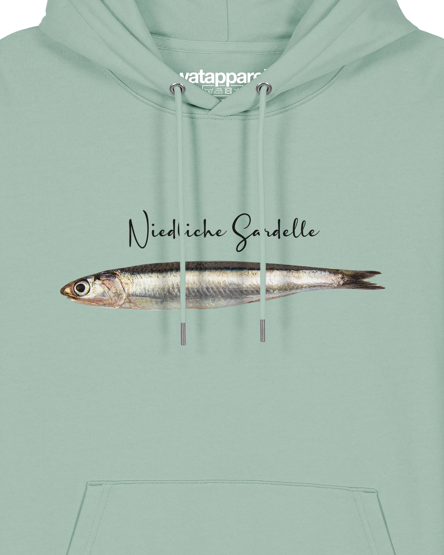Watapparel Sweatshirt Niedliche Sardelle – Ansicht 3