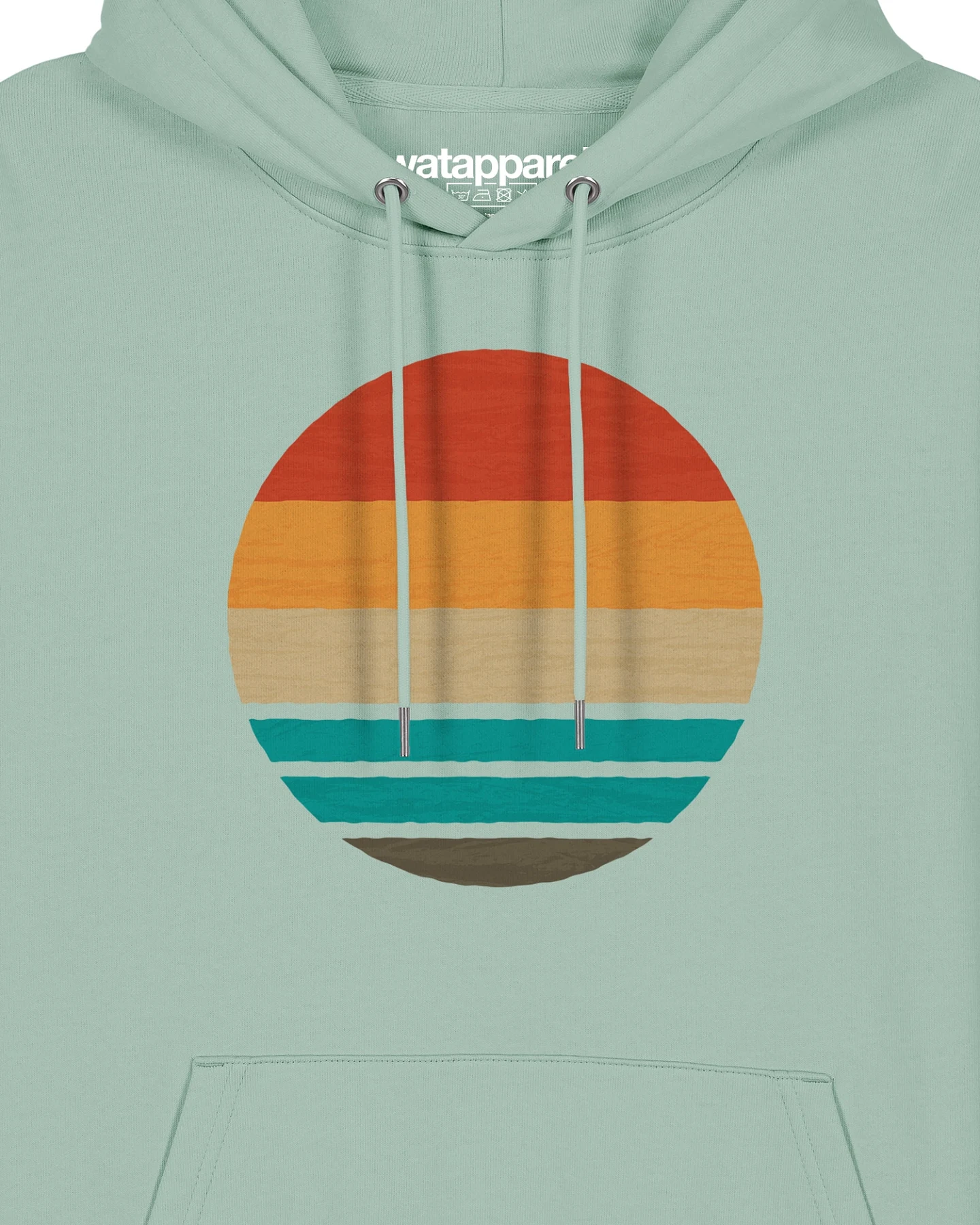 Watapparel Sweatshirt Retro Sunset Ocean – Ansicht 3