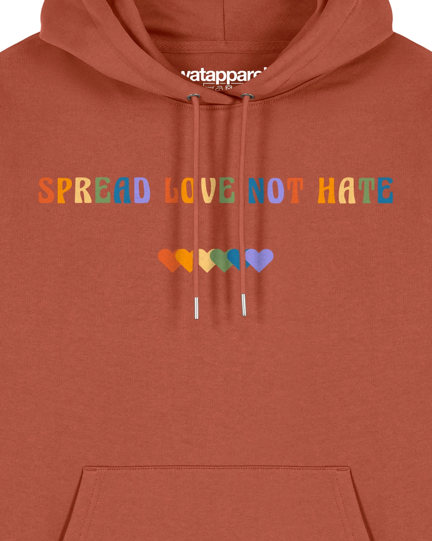 Watapparel Sweatshirt Spread Love not Hate – Ansicht 3