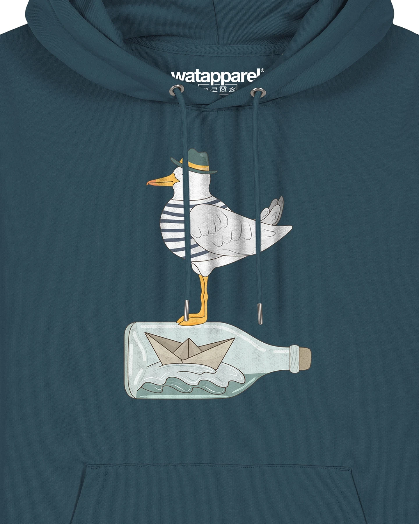 Watapparel Sweatshirt Möwe mit Hut – Ansicht 3
