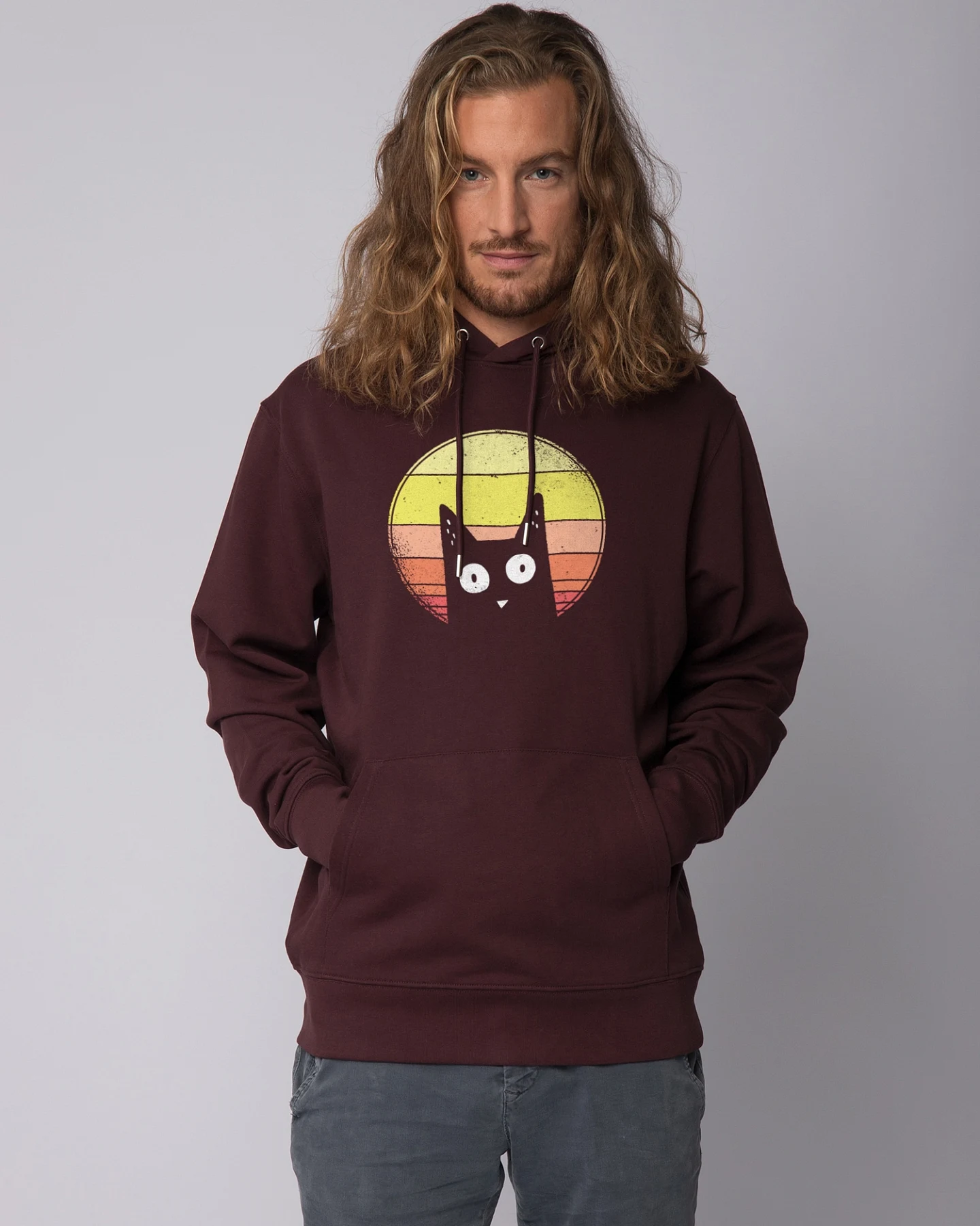 Watapparel Sweatshirt Sunset Cat – Ansicht 2