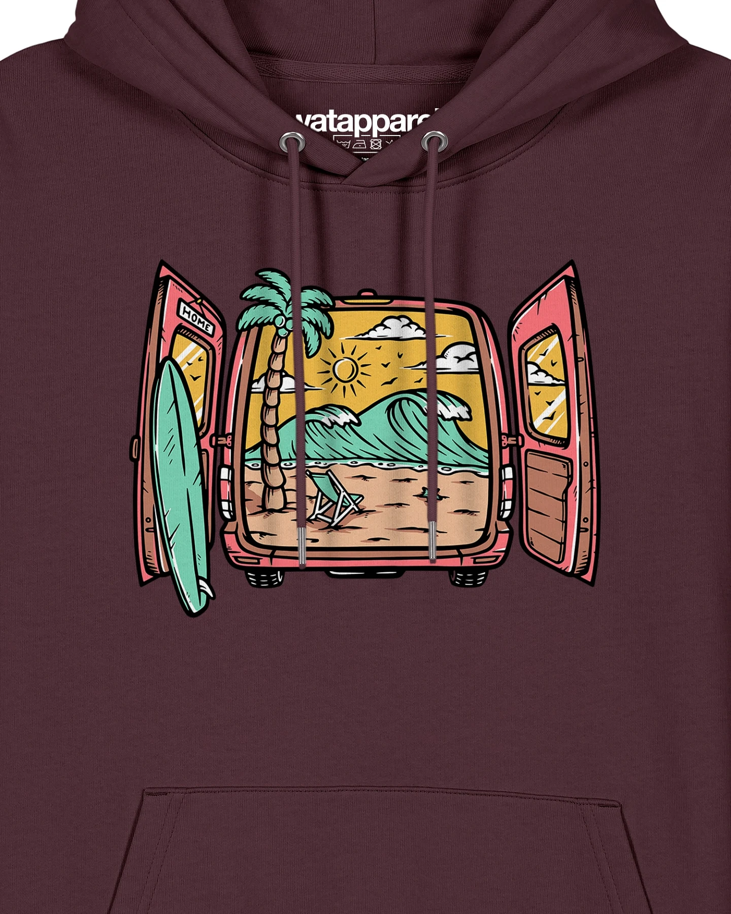 Watapparel Sweatshirt Surf And Beach – Ansicht 3