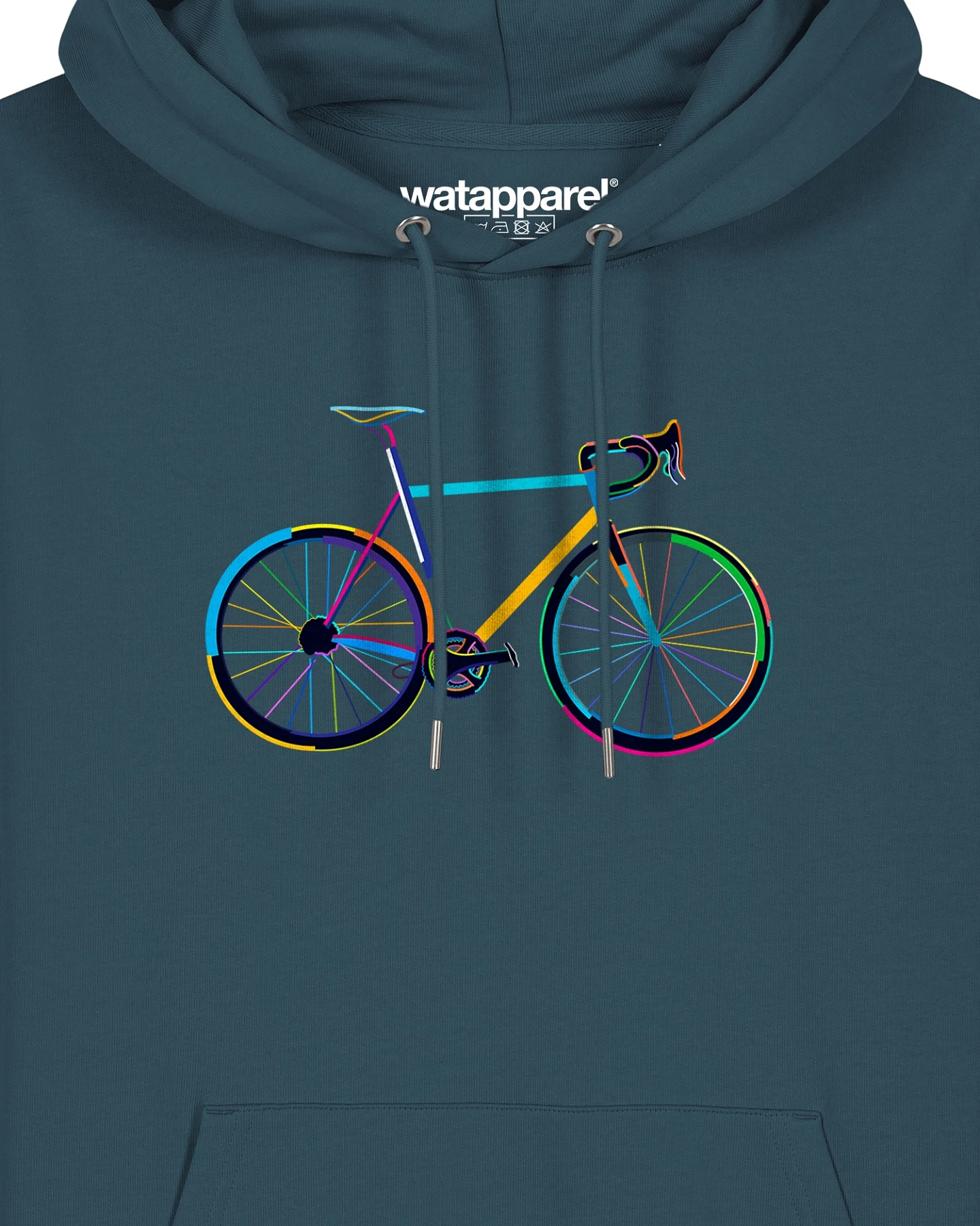 Watapparel Sweatshirt Fahrrad by night – Ansicht 3