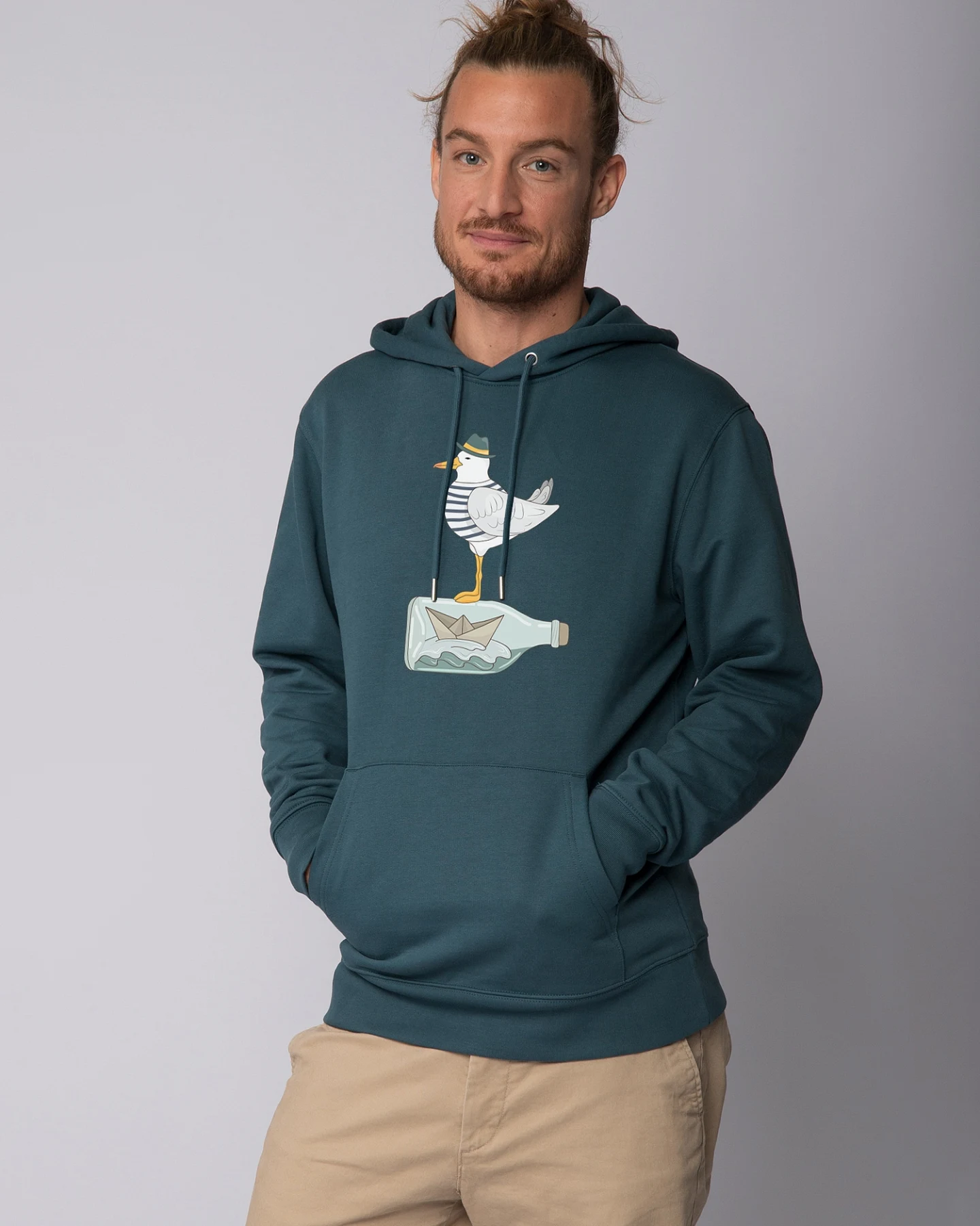 Watapparel Sweatshirt Möwe mit Hut – Ansicht 2