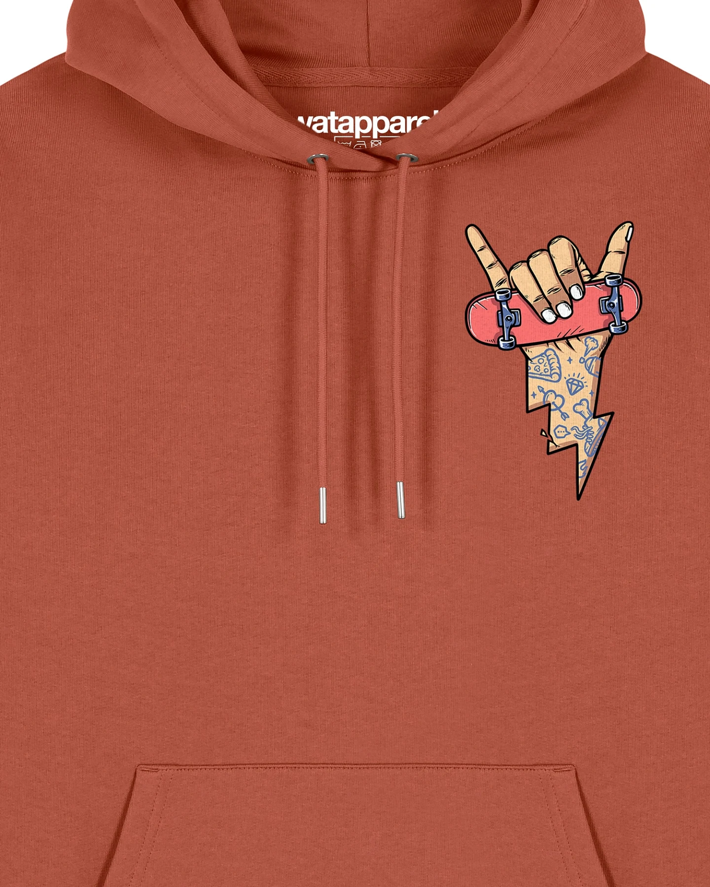Watapparel Sweatshirt Skateboard – Ansicht 3