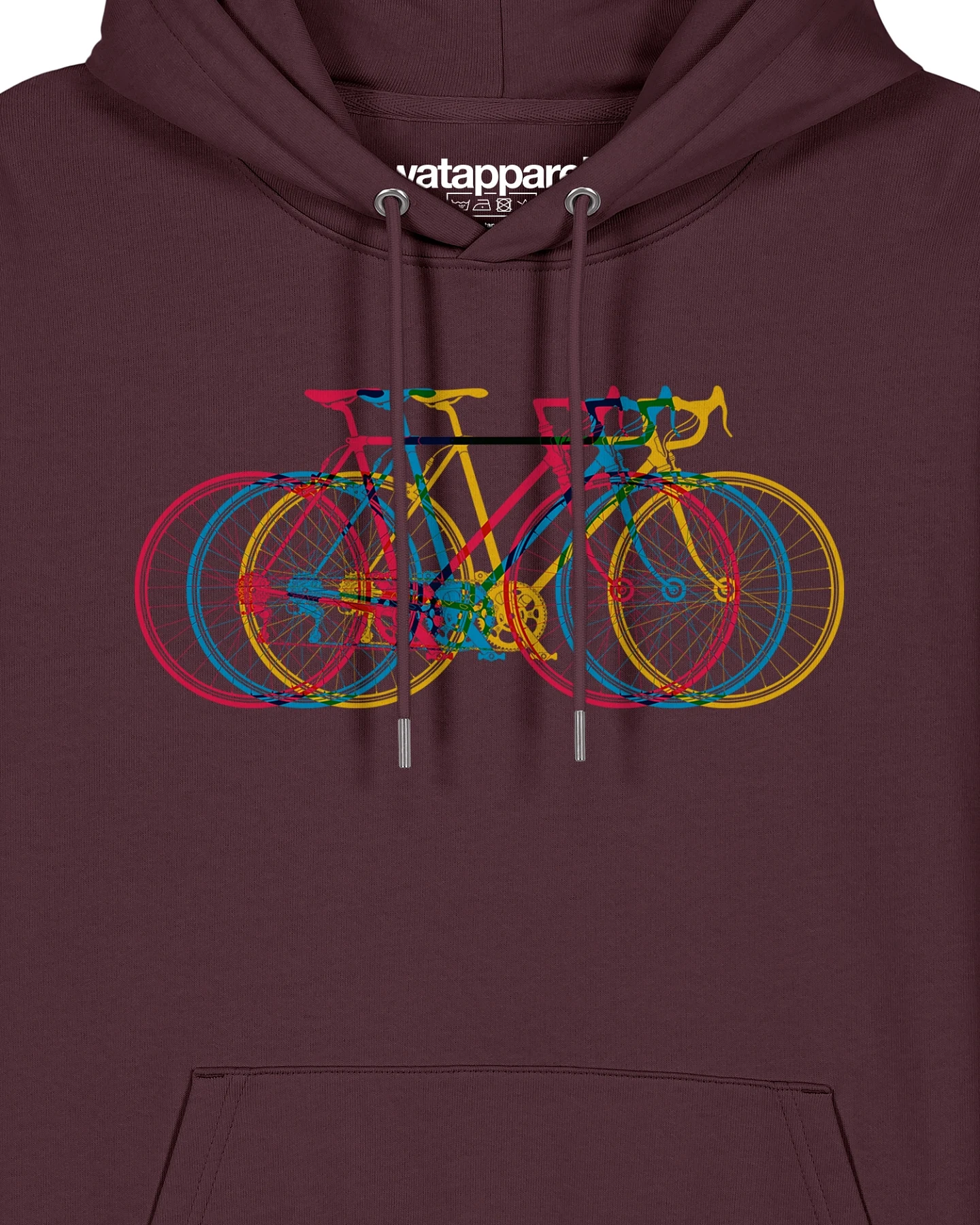 Watapparel Sweatshirt Fahrräder – Ansicht 3