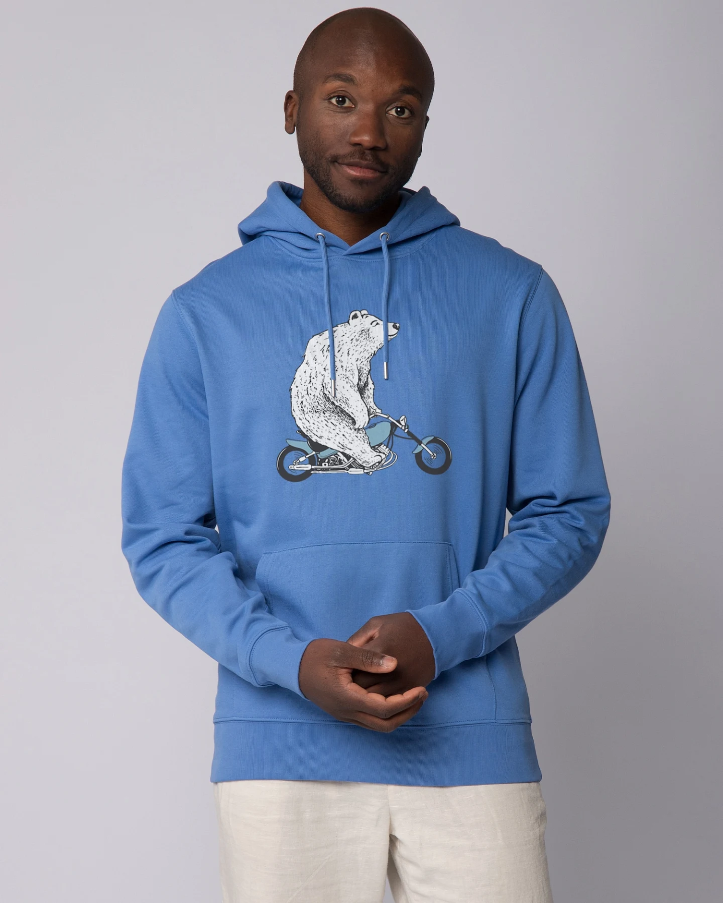 Watapparel Sweatshirt Bär auf Bike – Ansicht 2