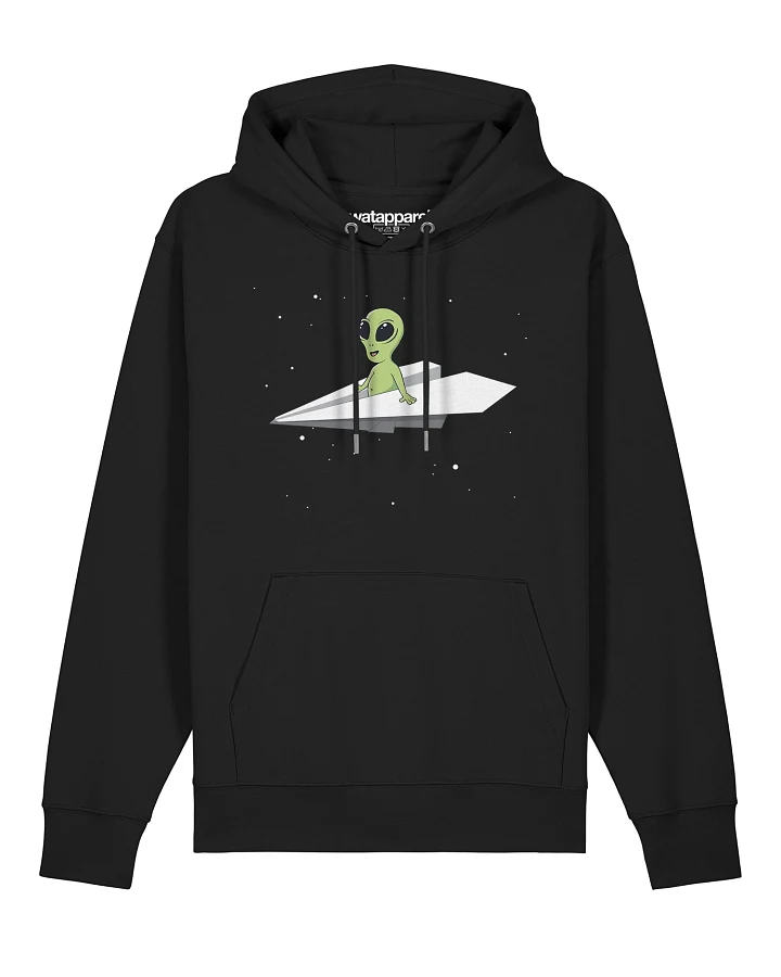 Watapparel Sweatshirt Alien on a paper plane