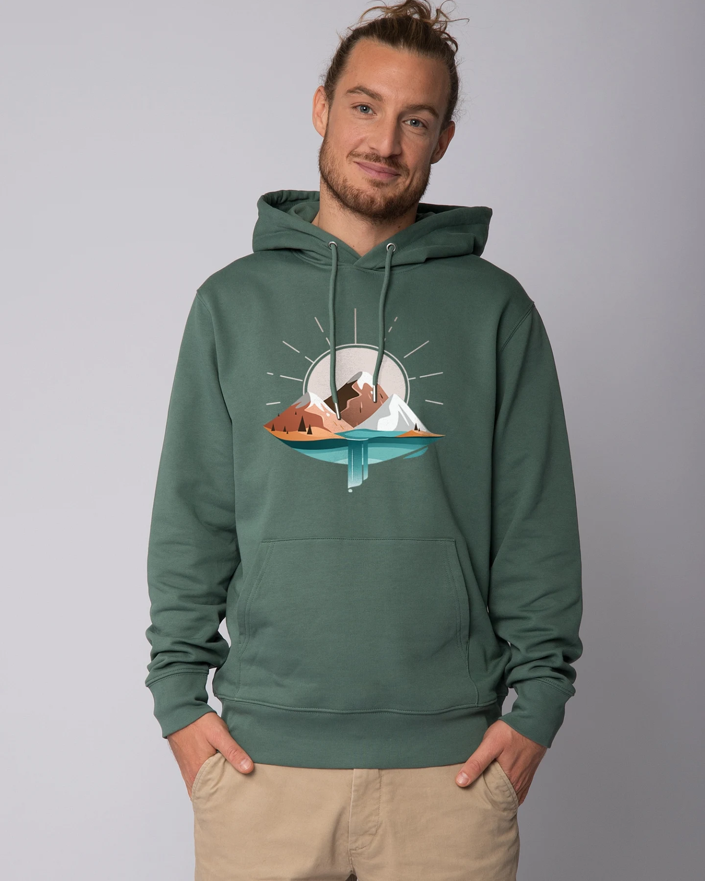 Watapparel Sweatshirt Sunrise & Lake – Ansicht 2