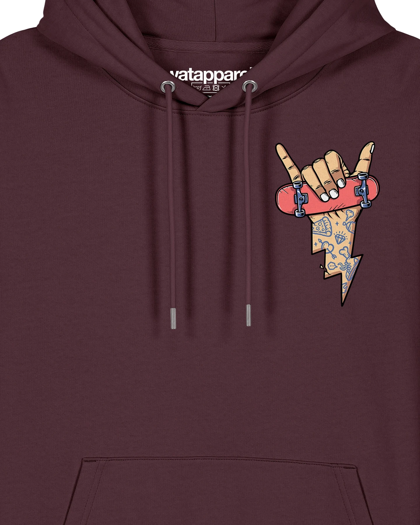 Watapparel Sweatshirt Skateboard – Ansicht 3