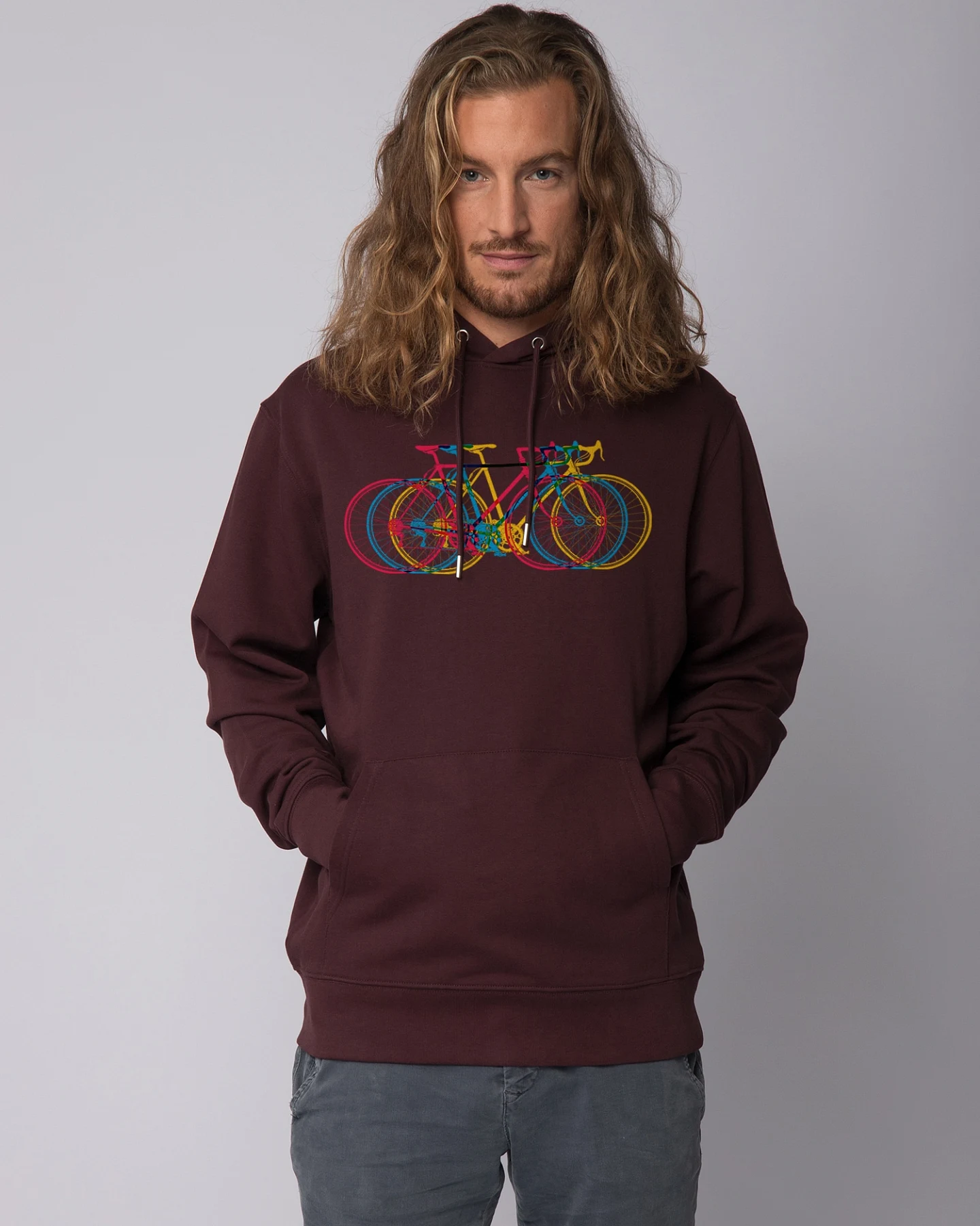 Watapparel Sweatshirt Fahrräder – Ansicht 2