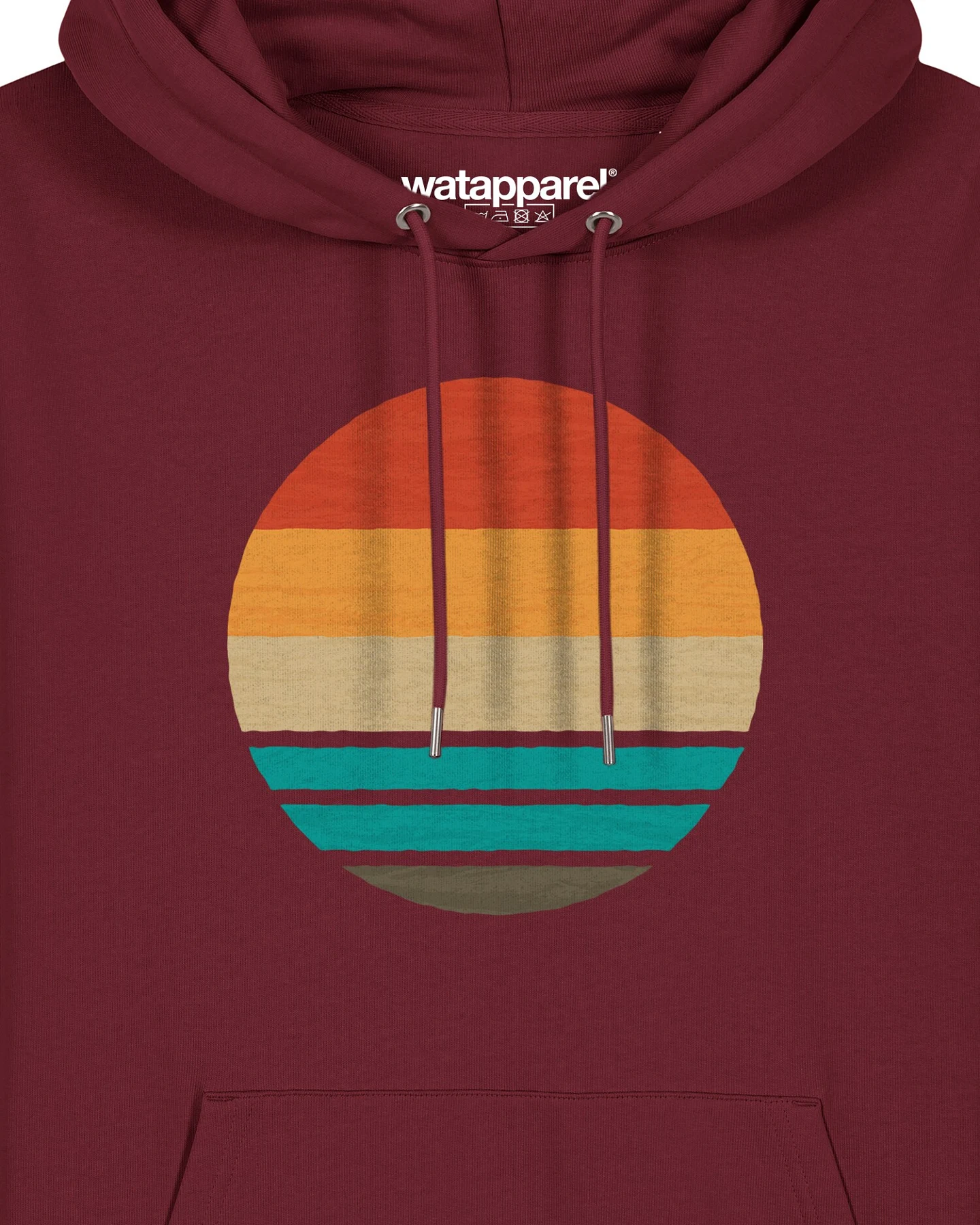 Watapparel Sweatshirt Retro Sunset Ocean – Ansicht 3