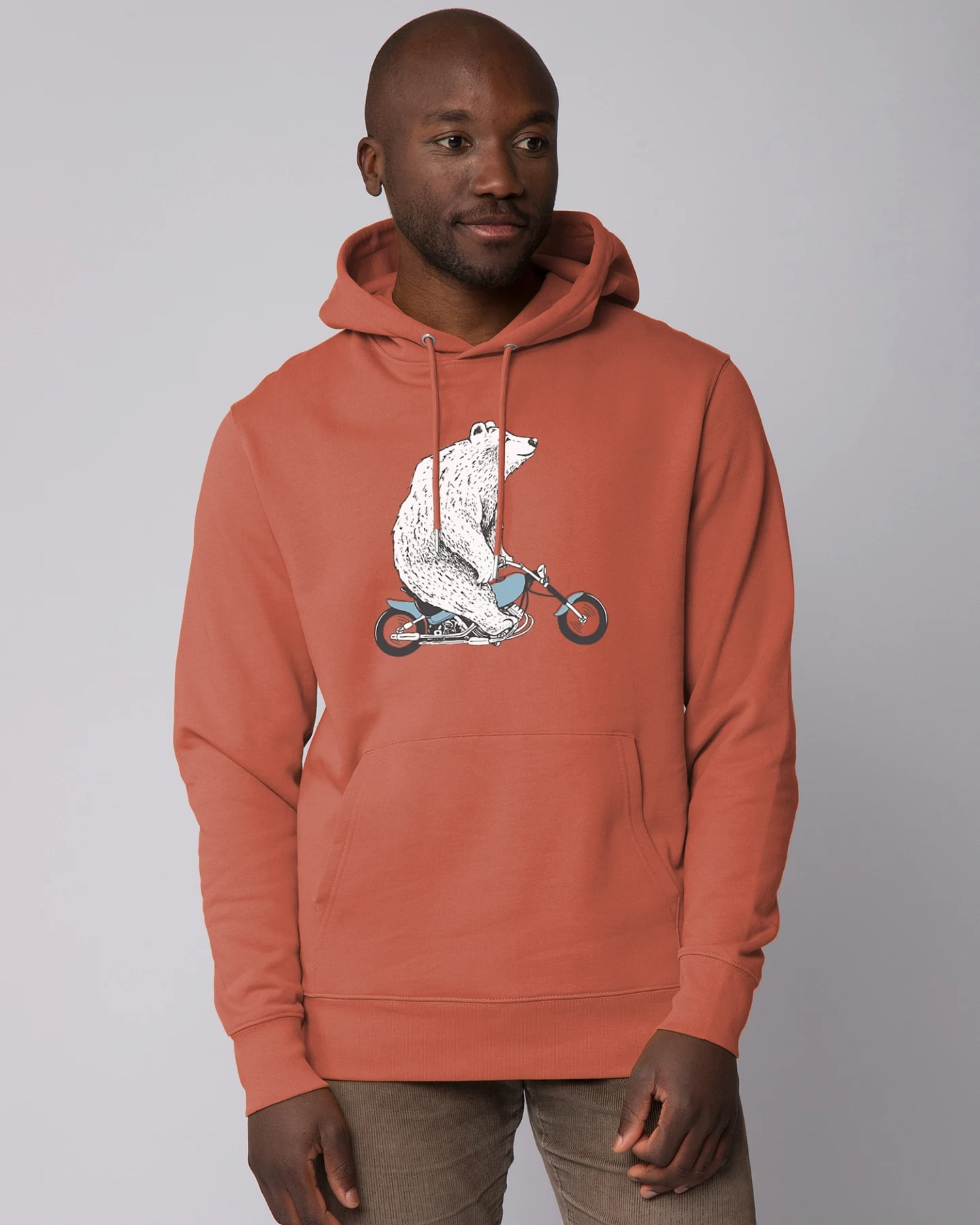 Watapparel Sweatshirt Bär auf Bike – Ansicht 2