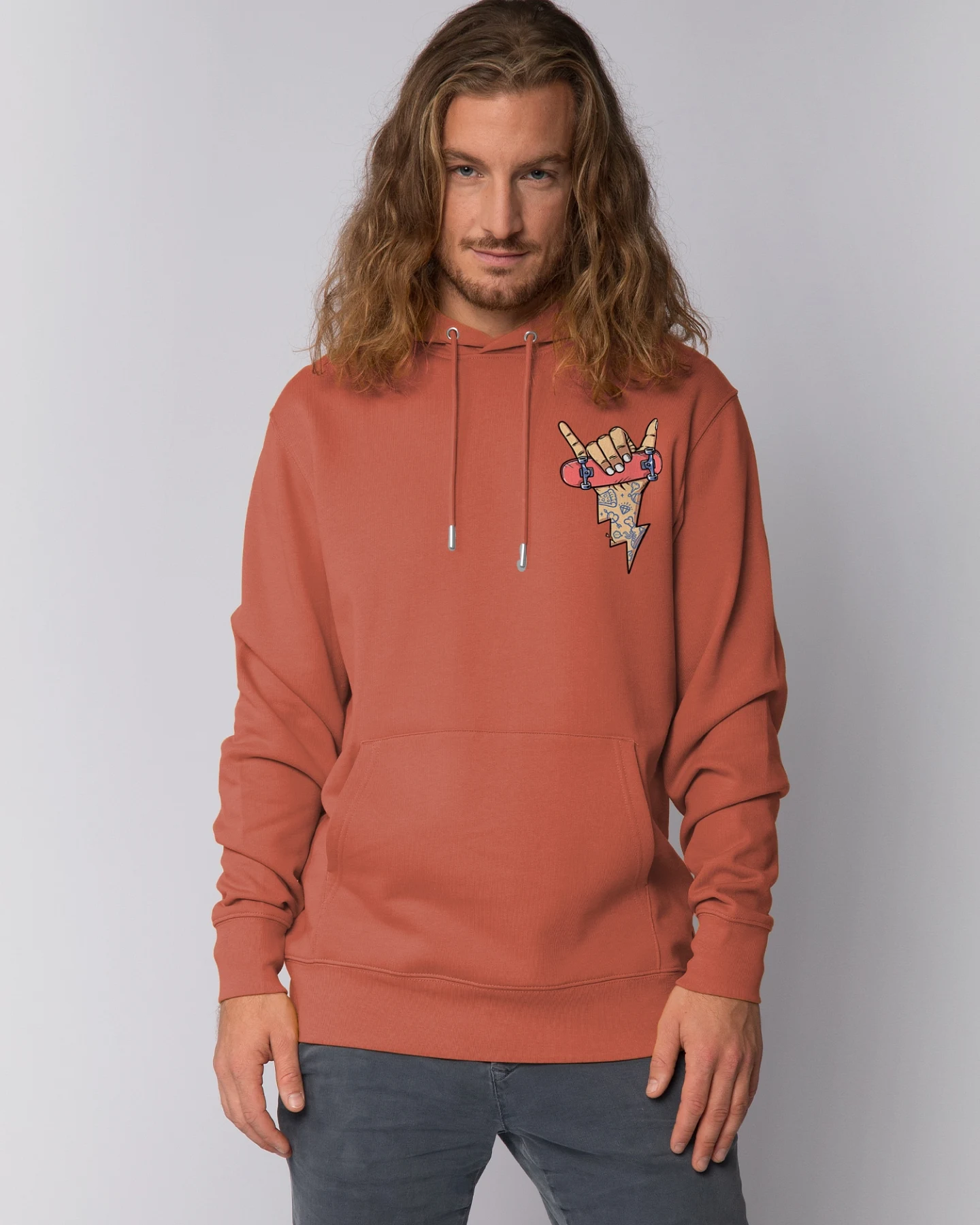 Watapparel Sweatshirt Skateboard – Ansicht 2