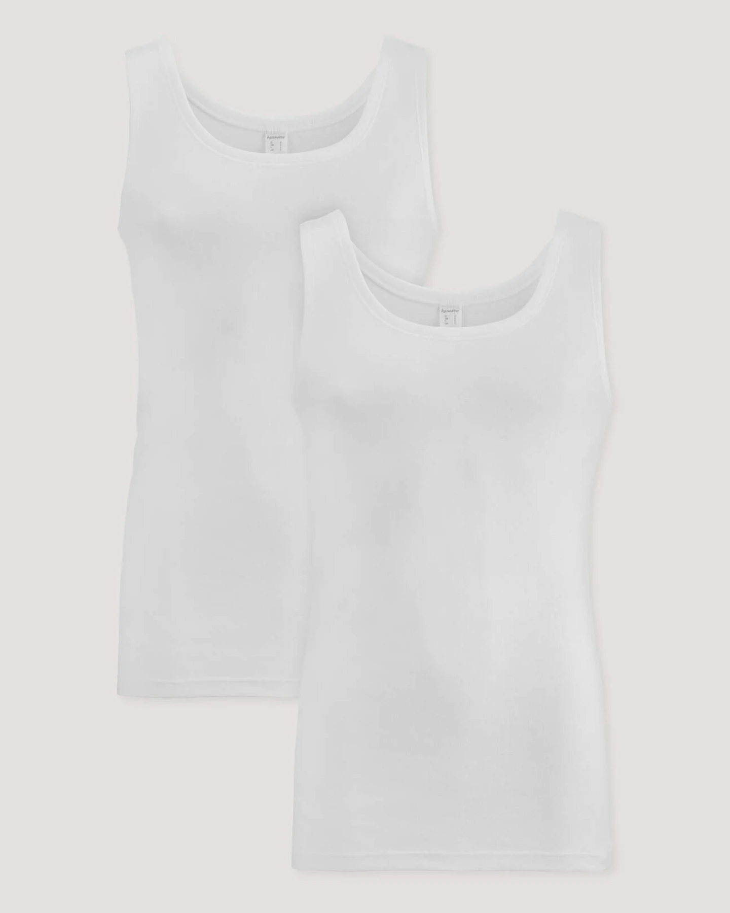 hessnatur Herren Athletic Shirt PURE COTTON aus Bio-Baumwolle - weiß - Größe 8 = XXL – Ansicht 3