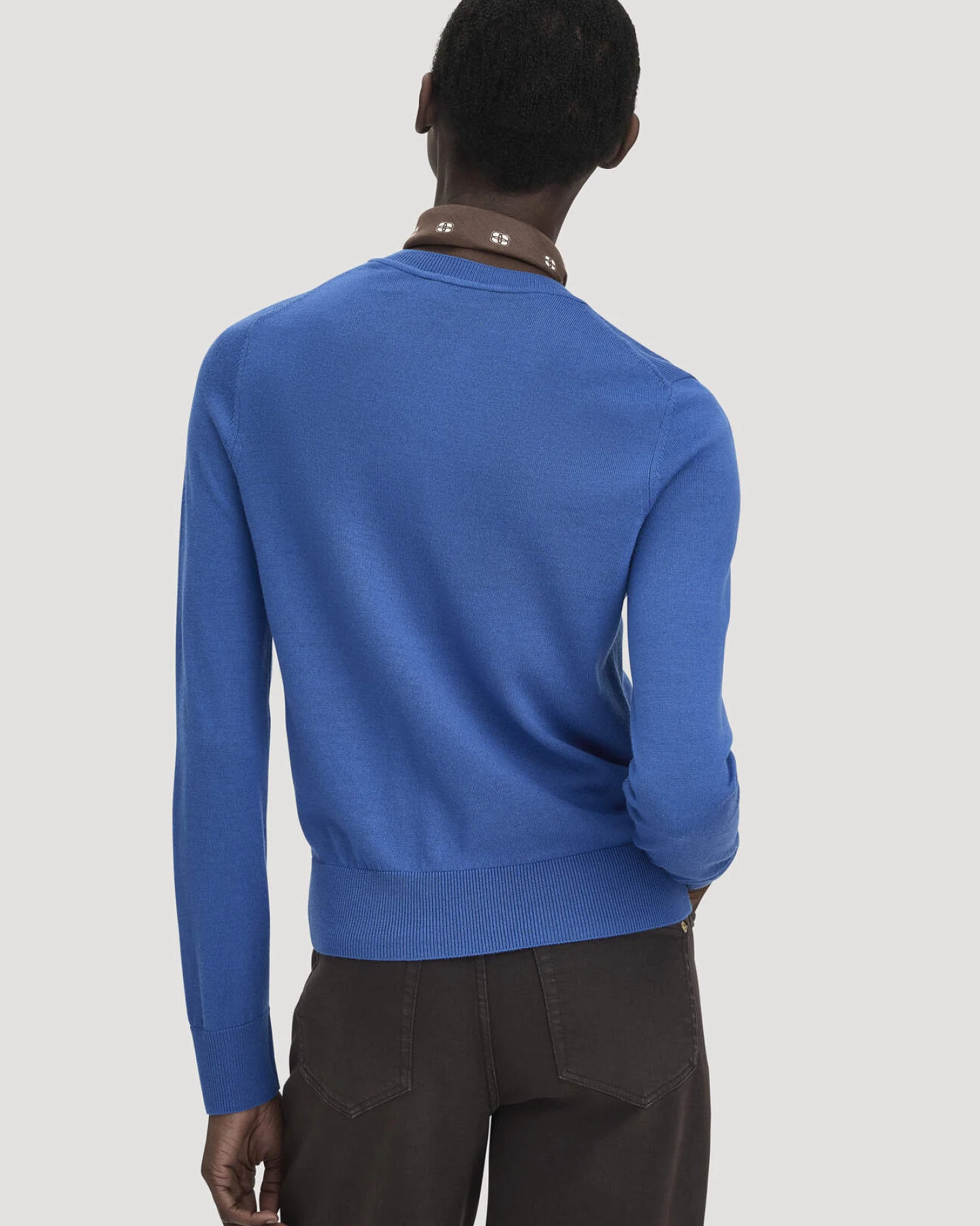 hessnatur Damen Strickjacke Regular aus Merino-Schurwolle - blau - Größe S – Ansicht 3