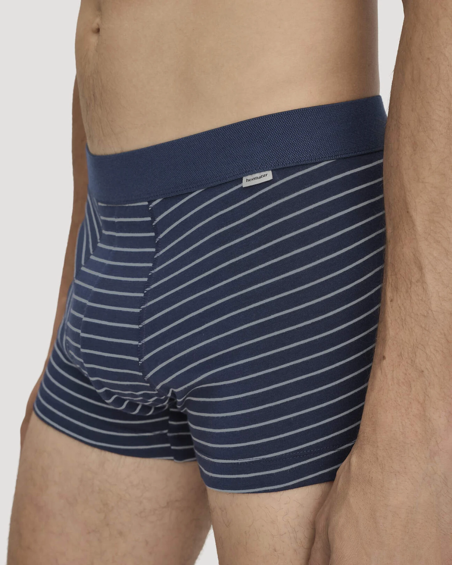 hessnatur Herren Pants Regular Cut im 3er-Pack COTTON MIX aus Bio-Baumwolle - blau - Größe 7 = XL – Ansicht 2