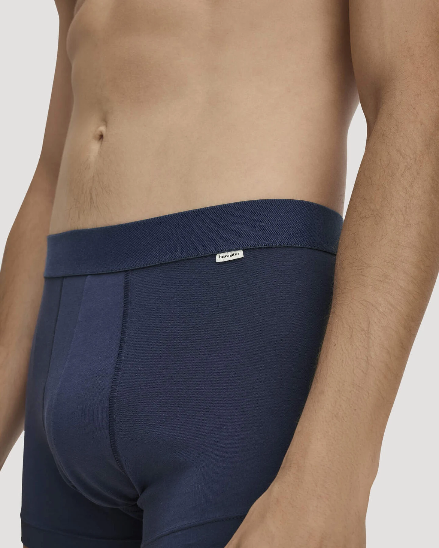 hessnatur Herren Pants Regular Cut im 3er-Pack COTTON MIX aus Bio-Baumwolle - blau - Größe 8 = XXL – Ansicht 2