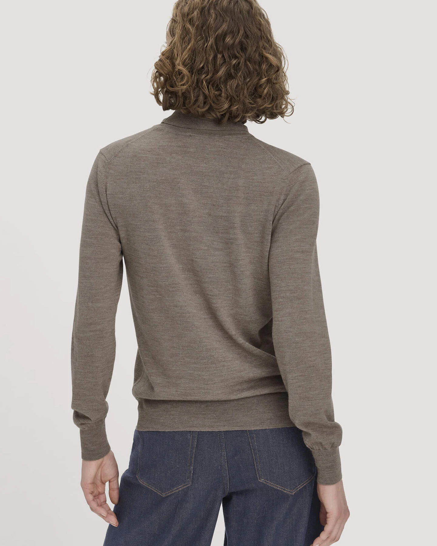 hessnatur Damen Rollkragenpullover Relaxed aus Bio-Merinowolle - lila - Größe XS – Ansicht 3