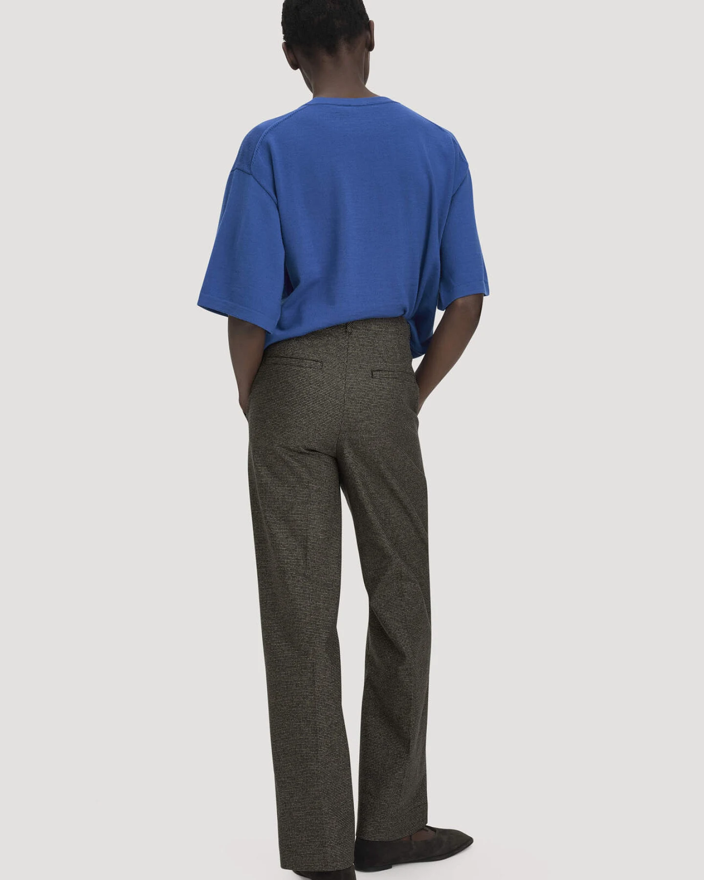 hessnatur Damen Hose Straight Leg aus Bio-Baumwolle - schwarz - Größe 42 – Ansicht 2